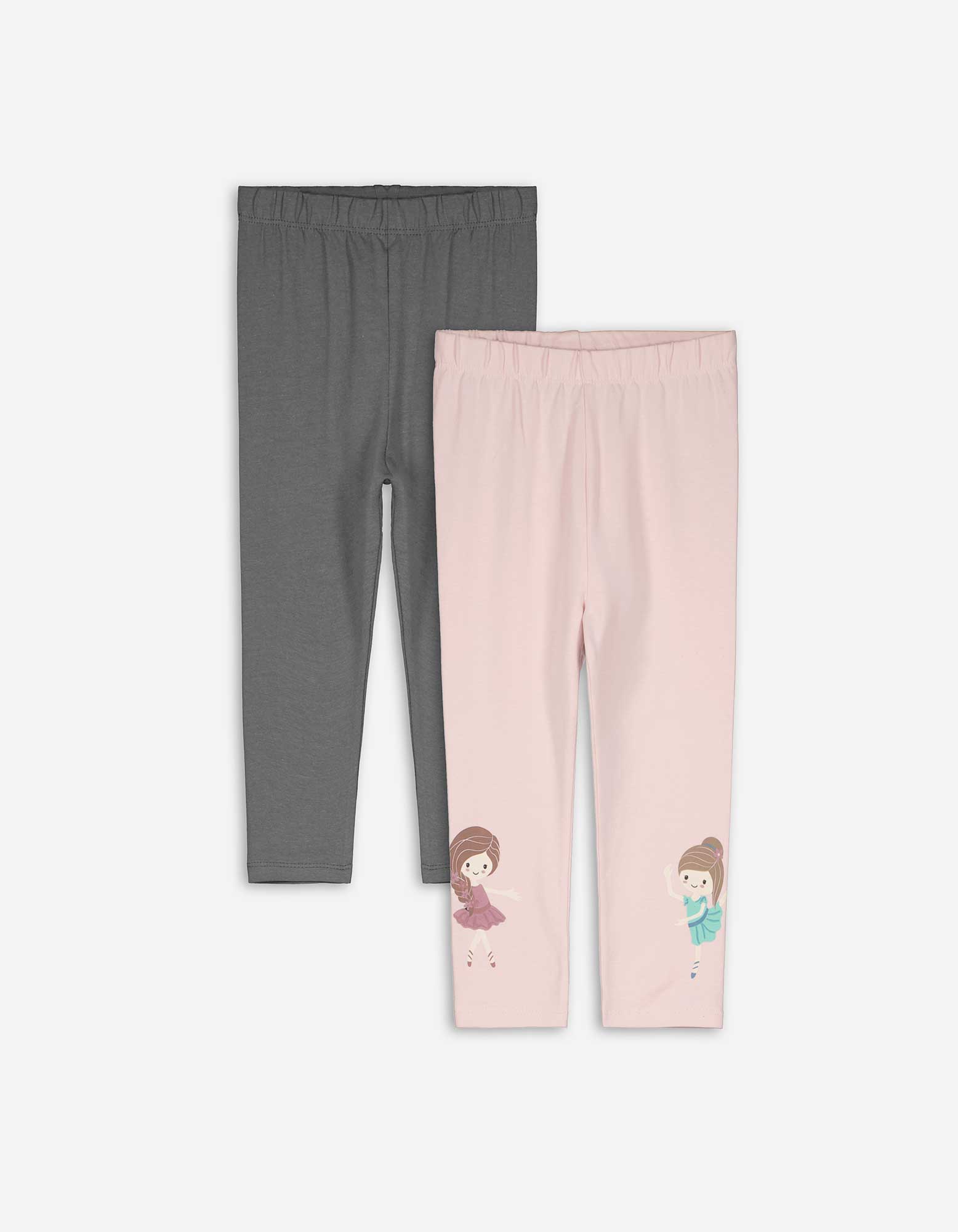 Baby Leggings - 2er-Pack, Takko, rosa