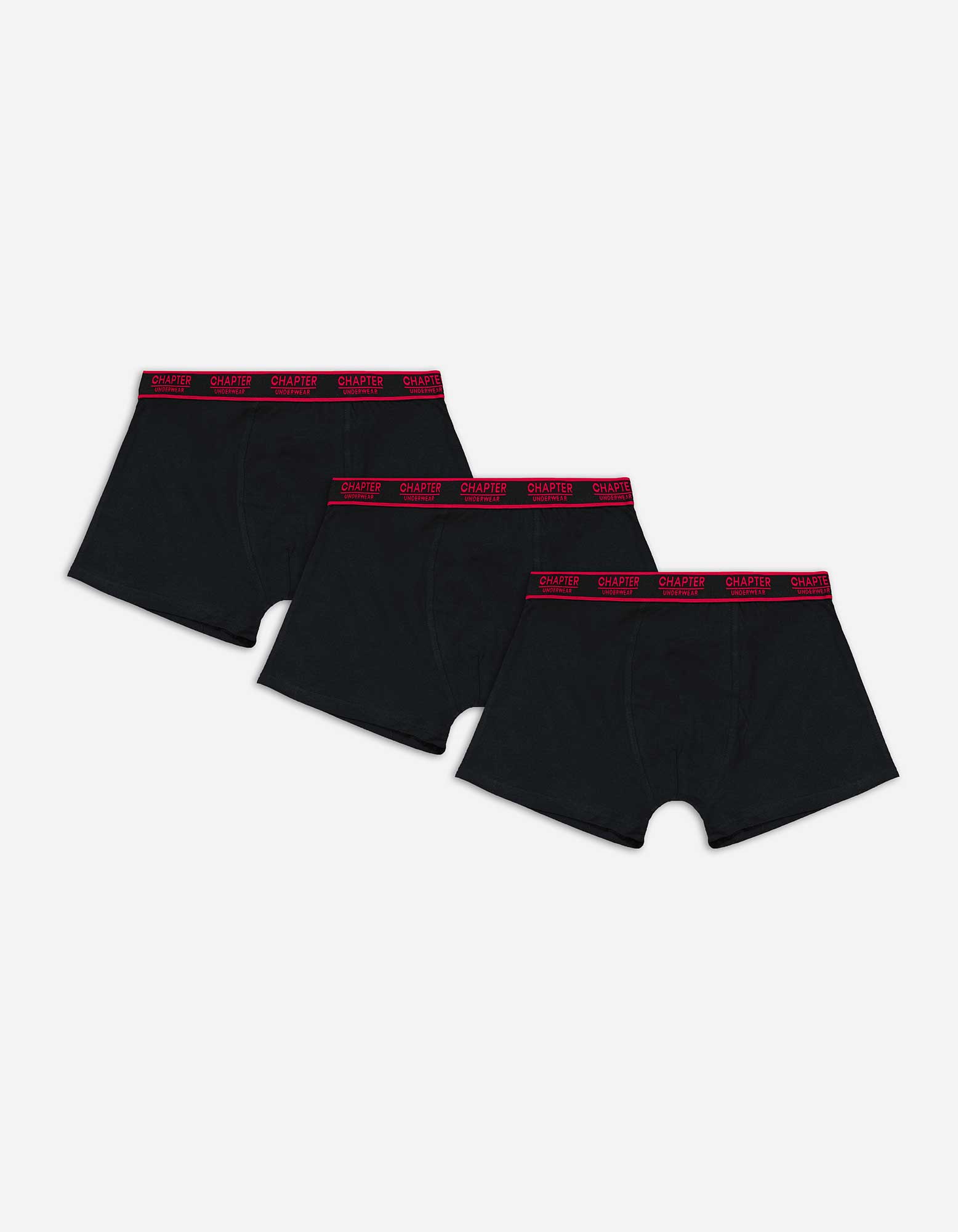 Herren Trunks - 3er-Pack, Takko, schwarz XXL