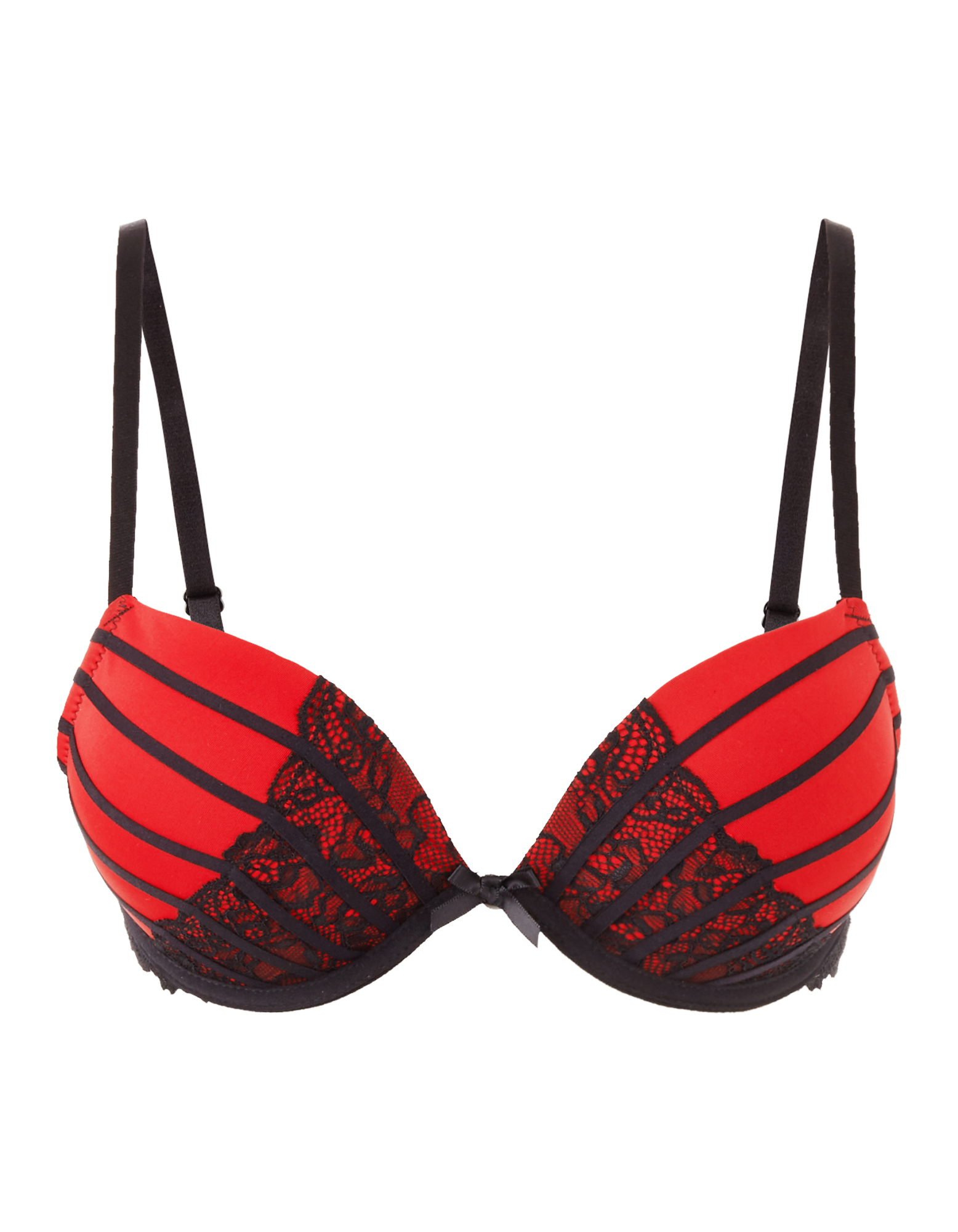 Damen Push-up Bra Mit Floraler Spitze - Takko Fashion