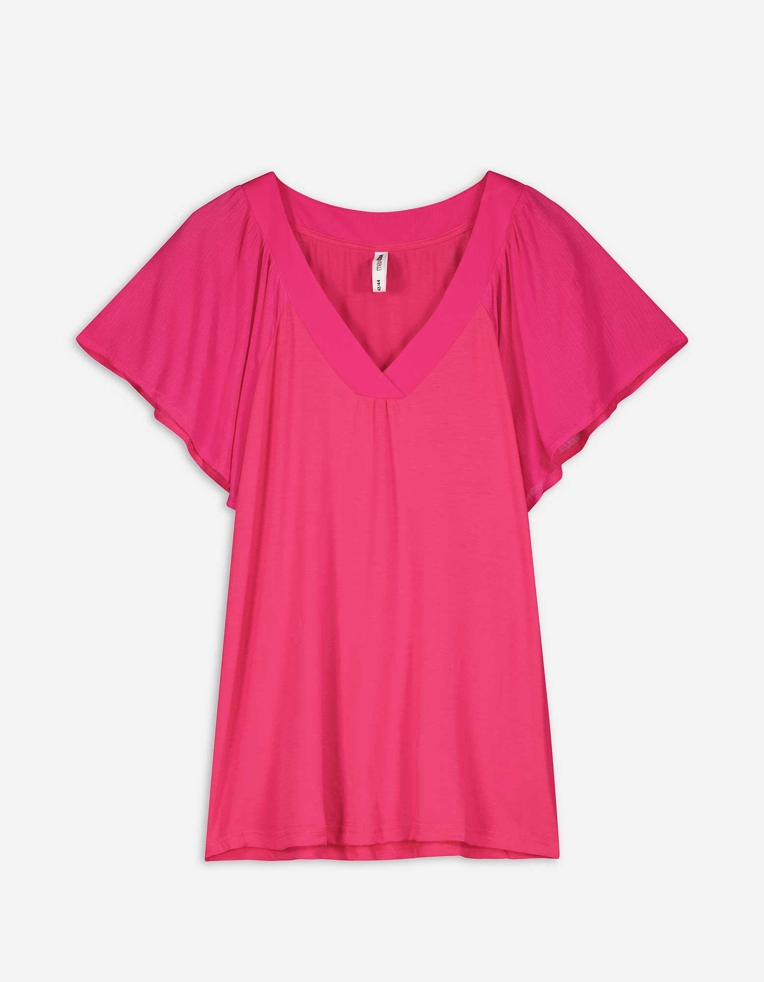 Damen Blusenshirt - Viskose-Mix, Takko, pink, 54/56