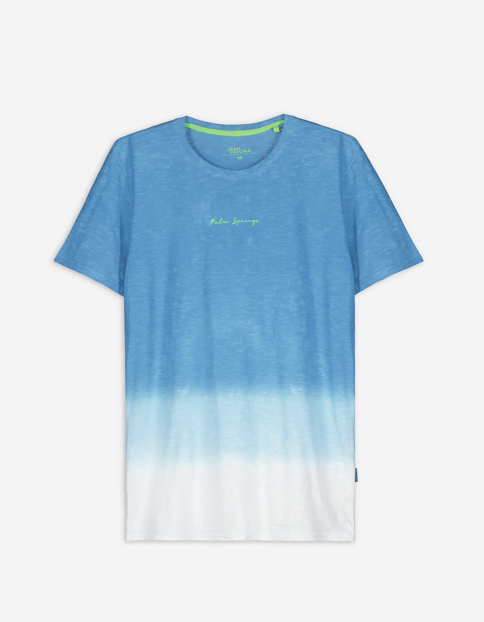 Herren T-Shirt - Dip Dye, Takko, blau S