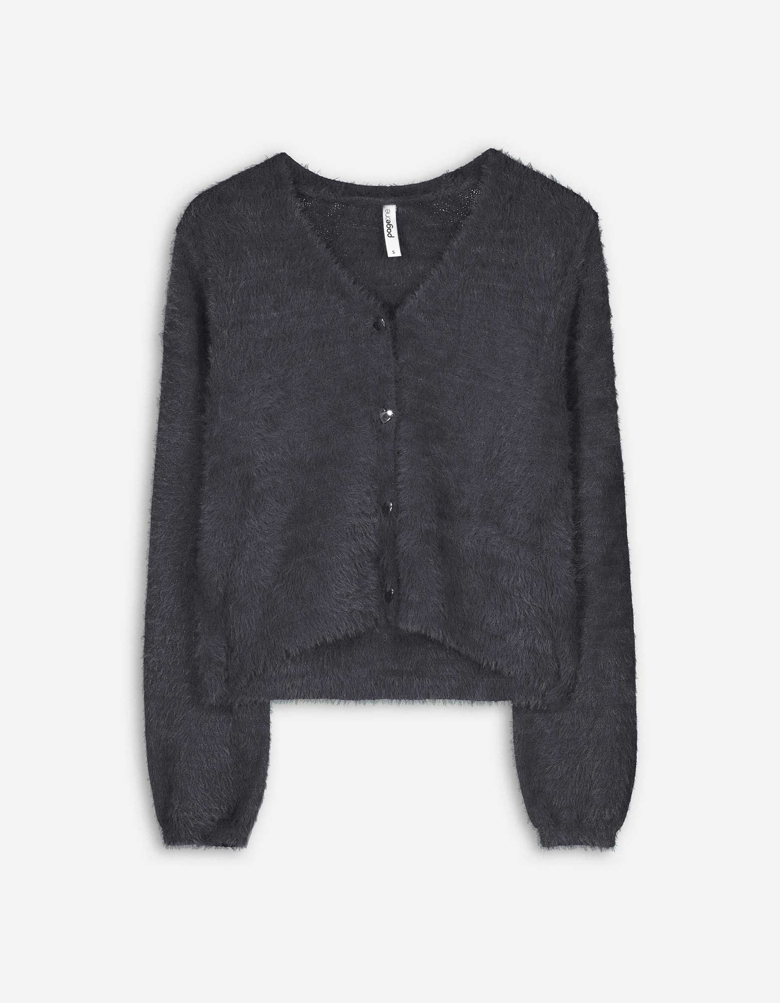 Damen Cardigan - Strick - dunkelgrau, Takko, dunkelgrau XS