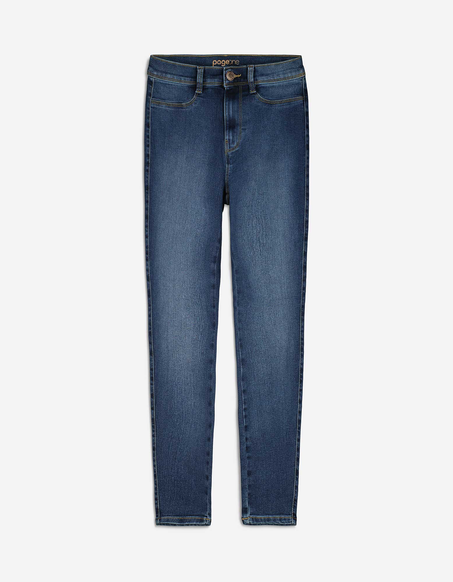 Damen Jeans - Wascheffekte, Takko, dunkelblau 42