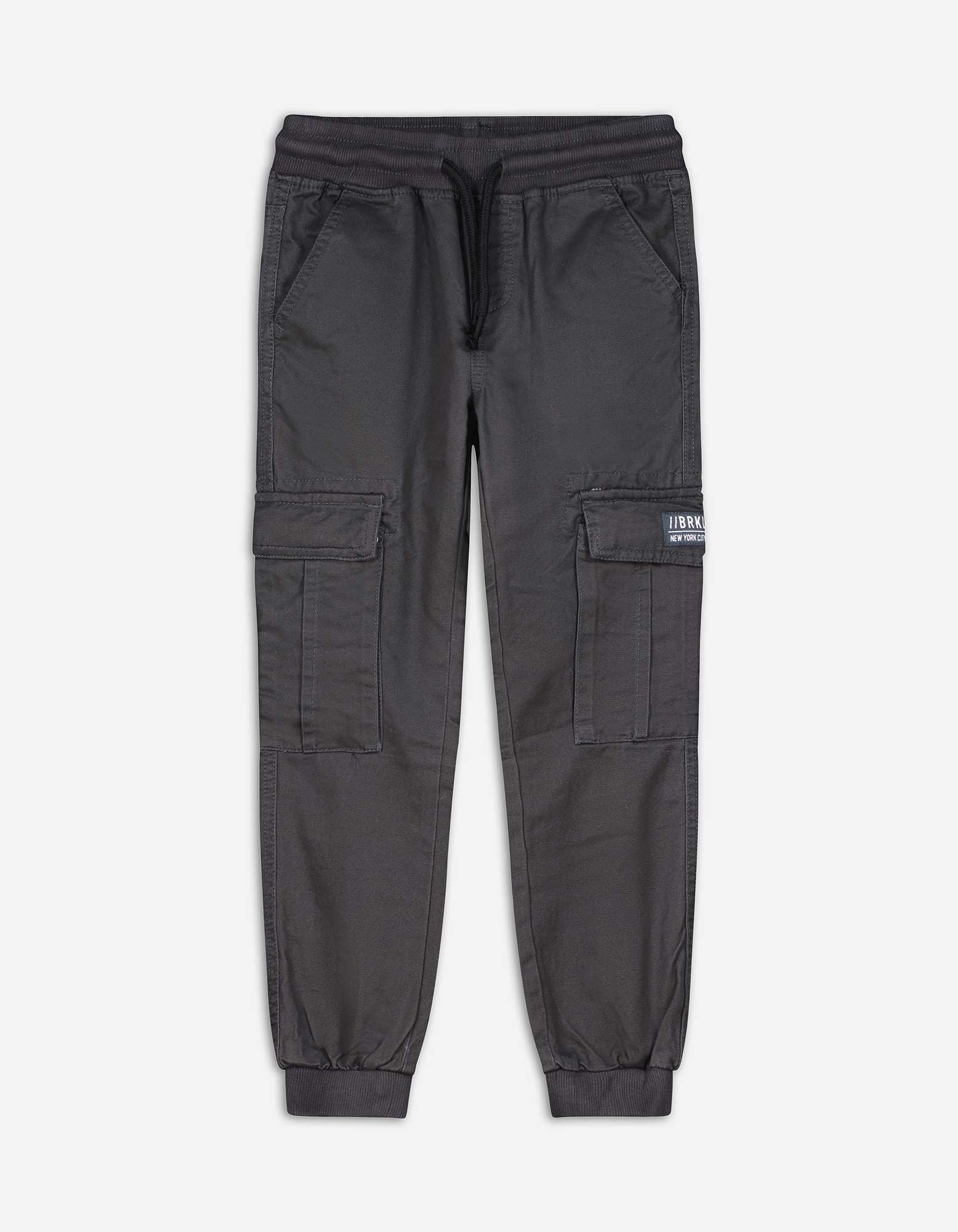 Kinder Cargohose - Straight Fit, Takko, dunkelgrau