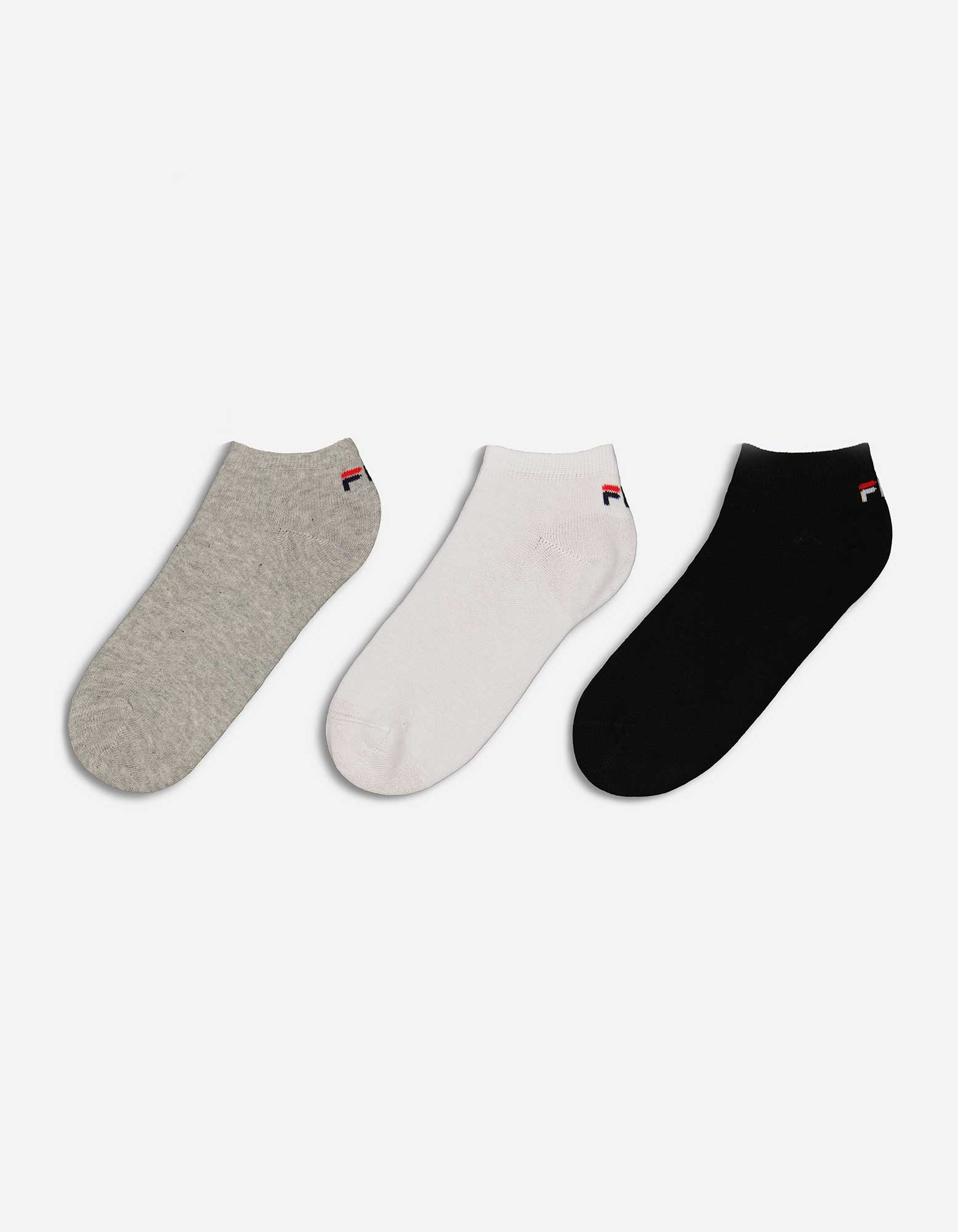 Herren Sneakersocken - 3er-Pack FILA, Takko, weiß 39-42