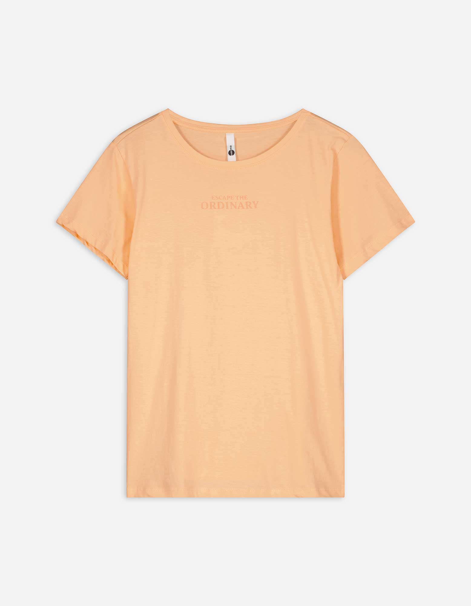 Damen T-Shirt - Messageprint, Takko, orange XS