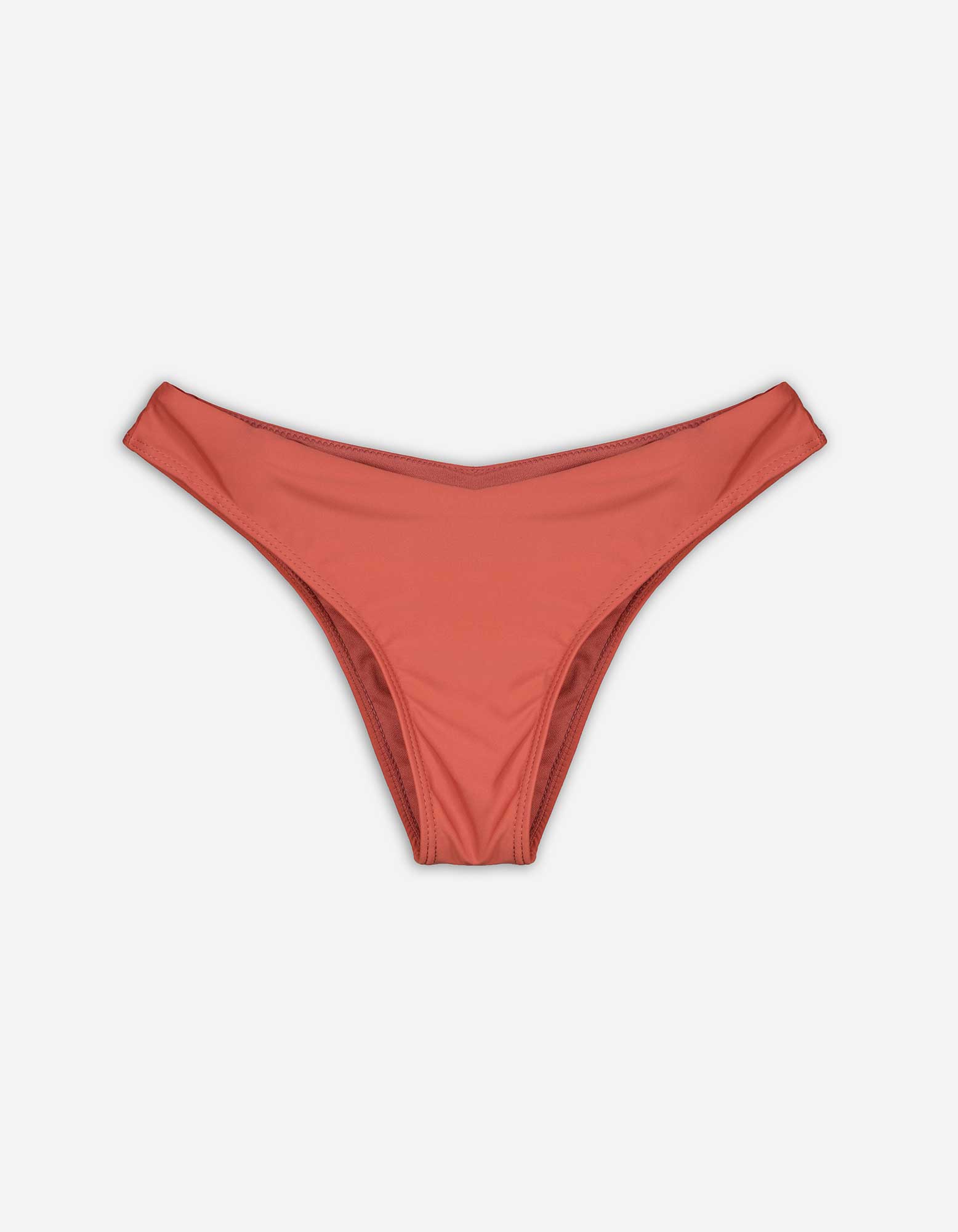 Damen Bikinislip - einfarbig, Takko, hellrot S