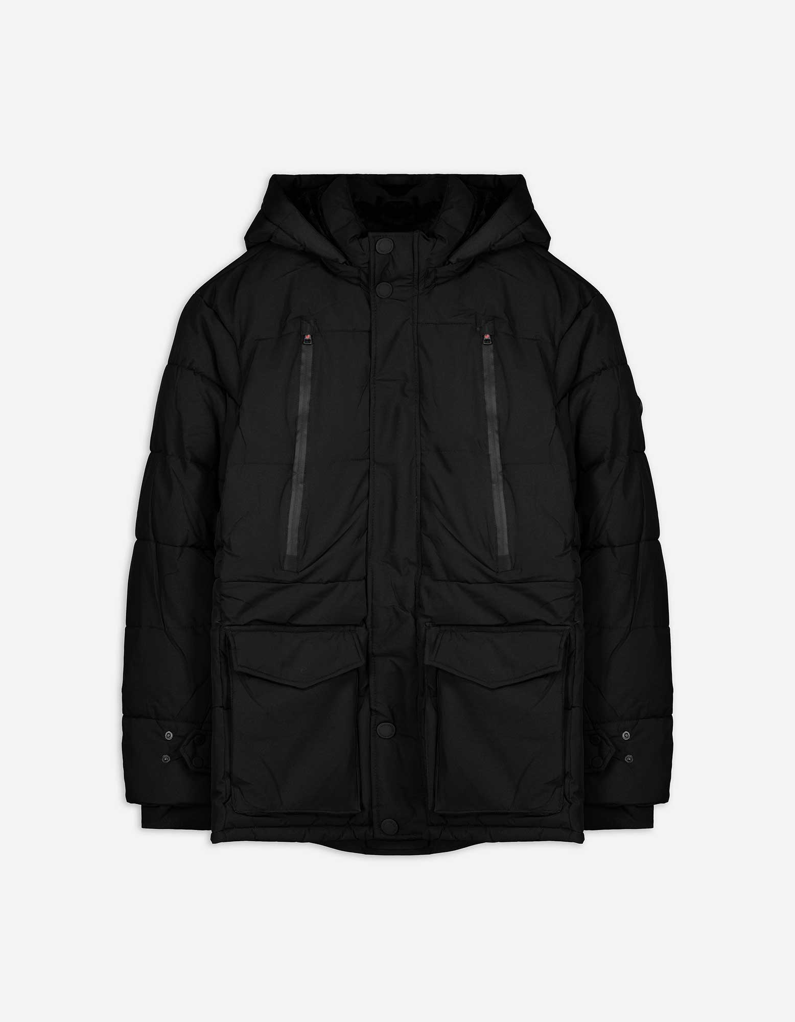 Herren Winterjacke - Wasserabweisend - schwarz, Takko, schwarz XXL