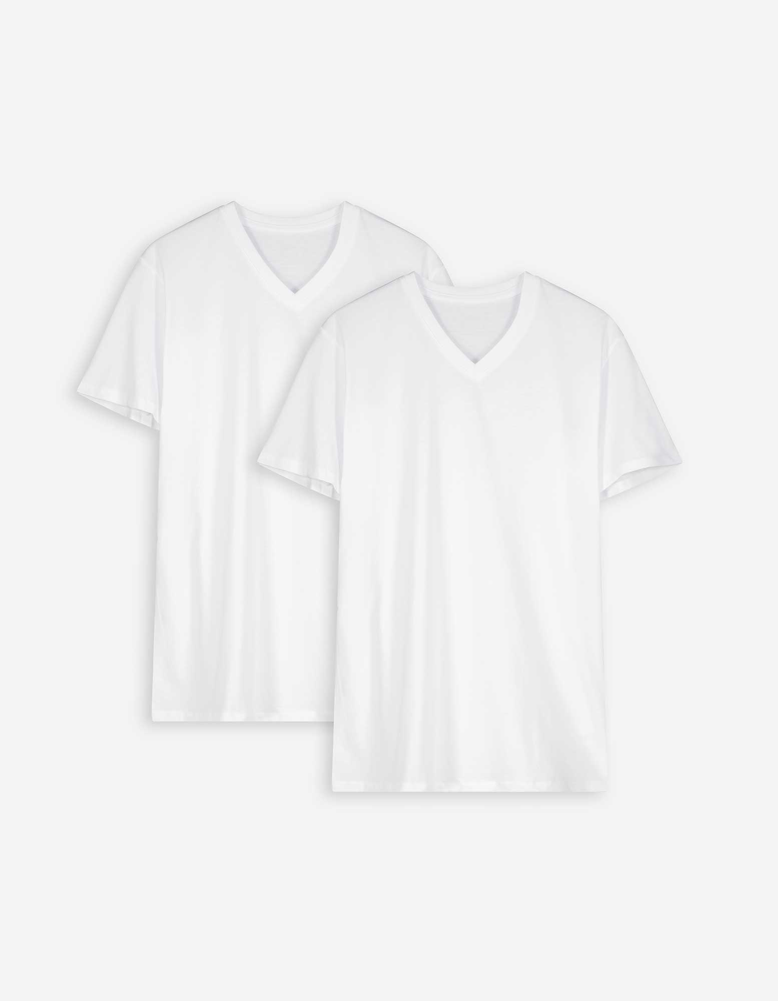 Herren T-Shirt - 2er-Pack, Takko, weiß 3XL