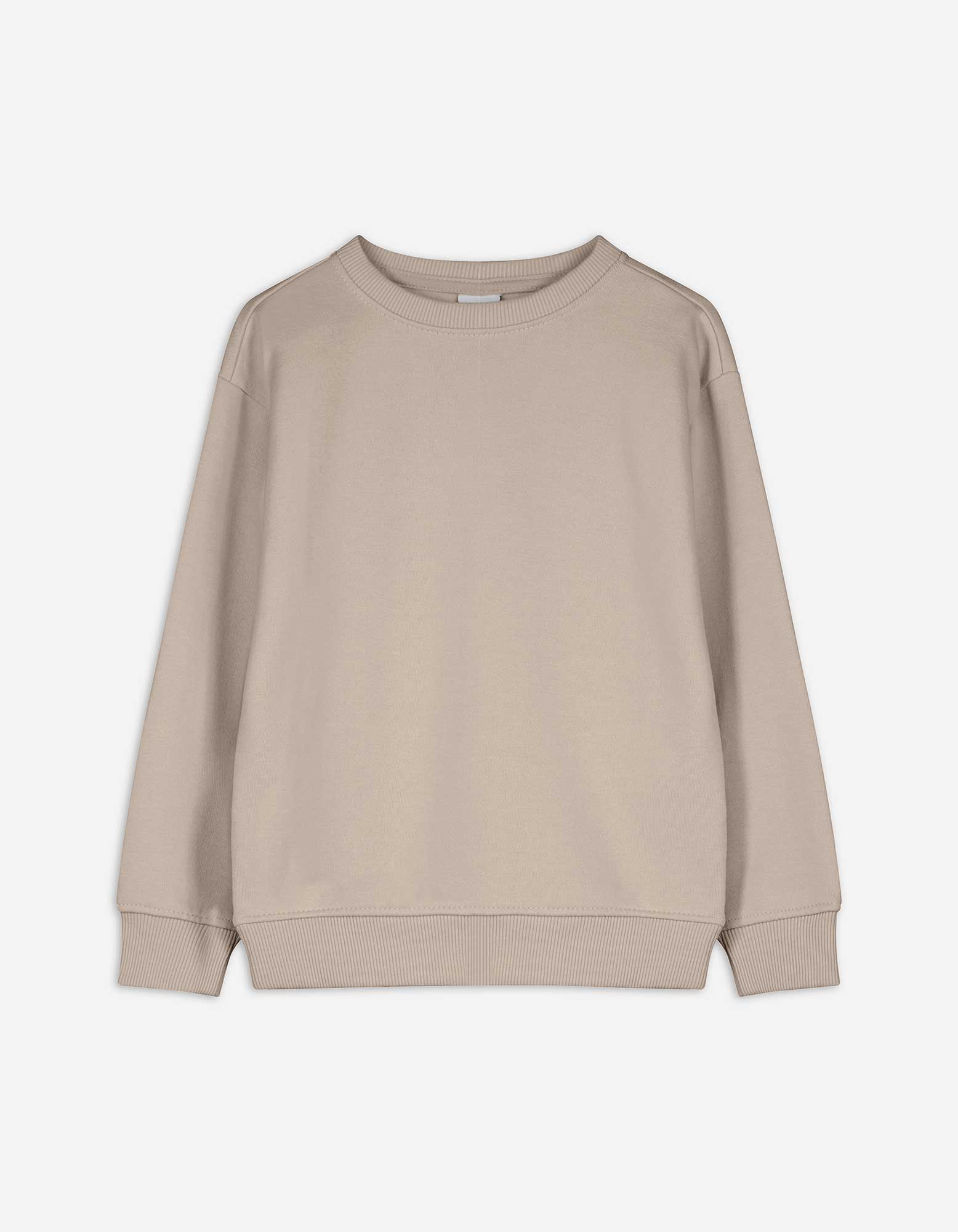 Kinder Sweatshirt - einfarbig - beige, Takko, beige