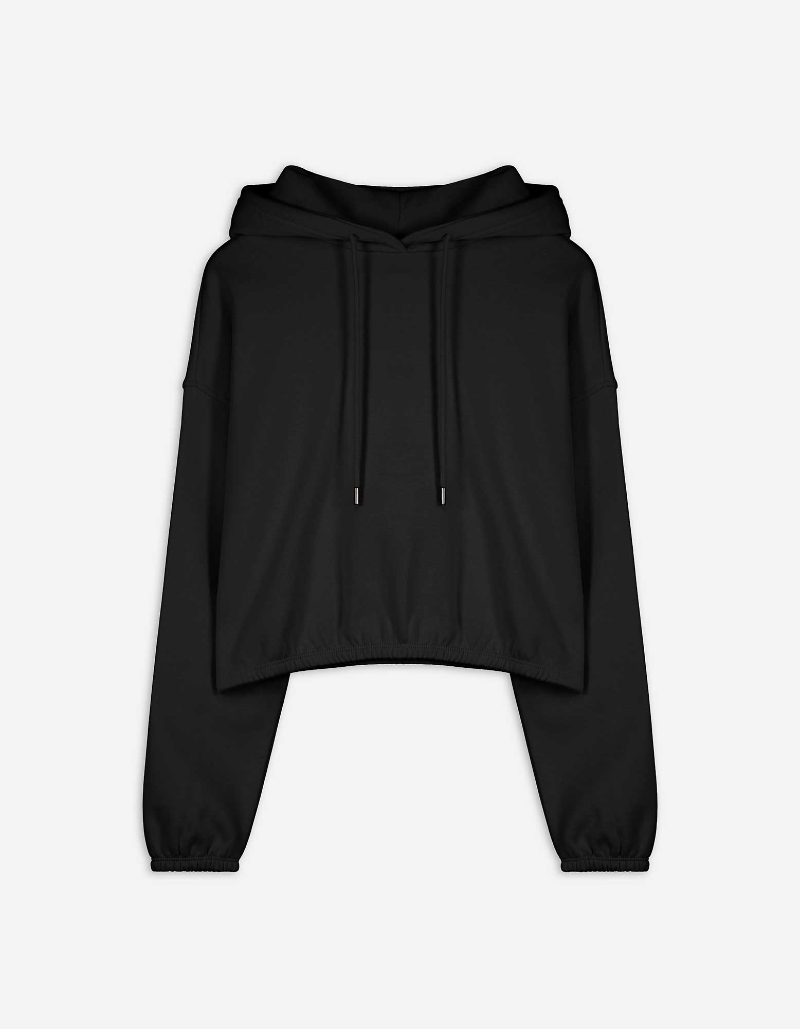 Damen Hoodie - Kapuze mit Tunnelzug - schwarz, Takko, schwarz XS