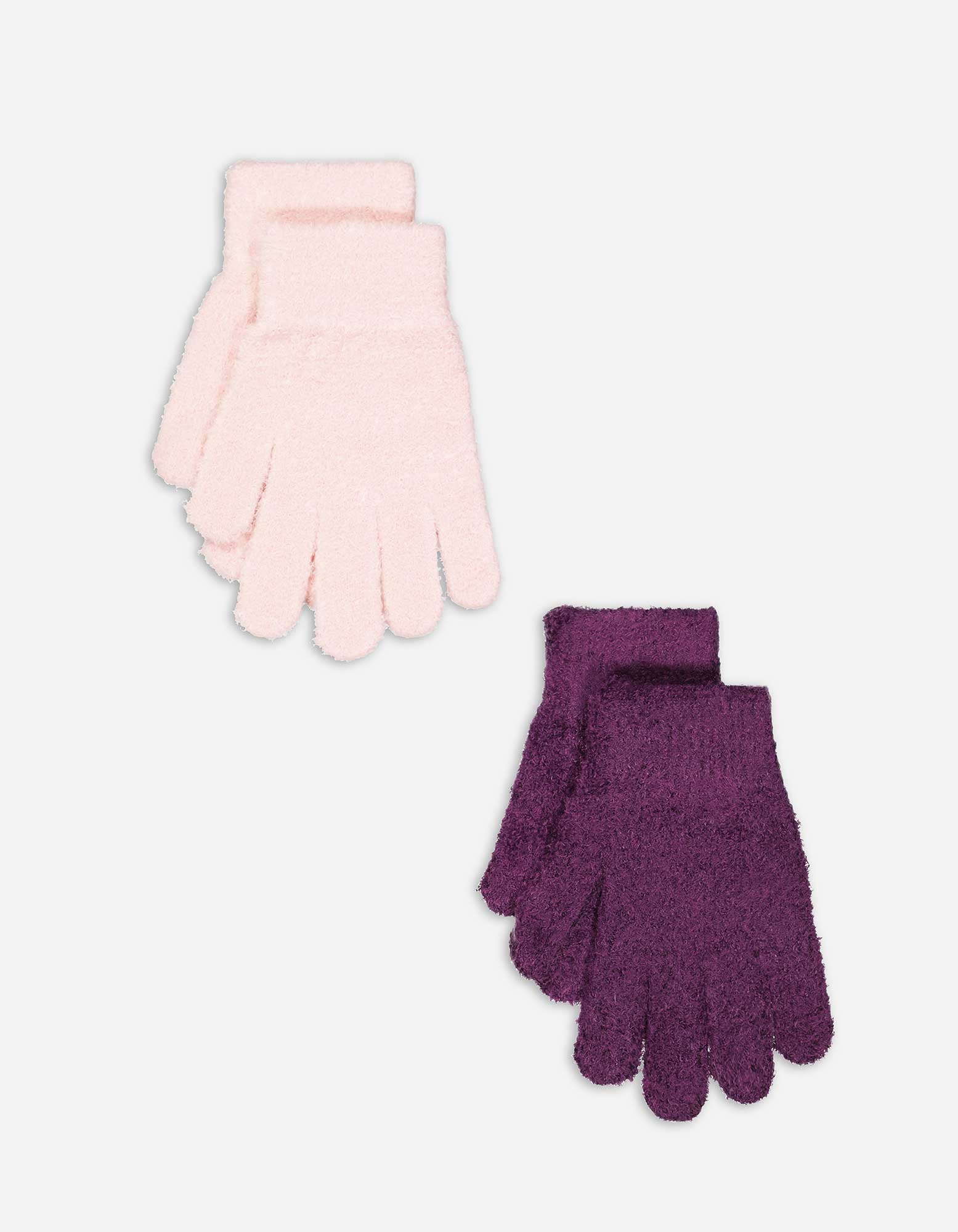 Kinder Handschuhe - 2er-Pack, Takko, rosa