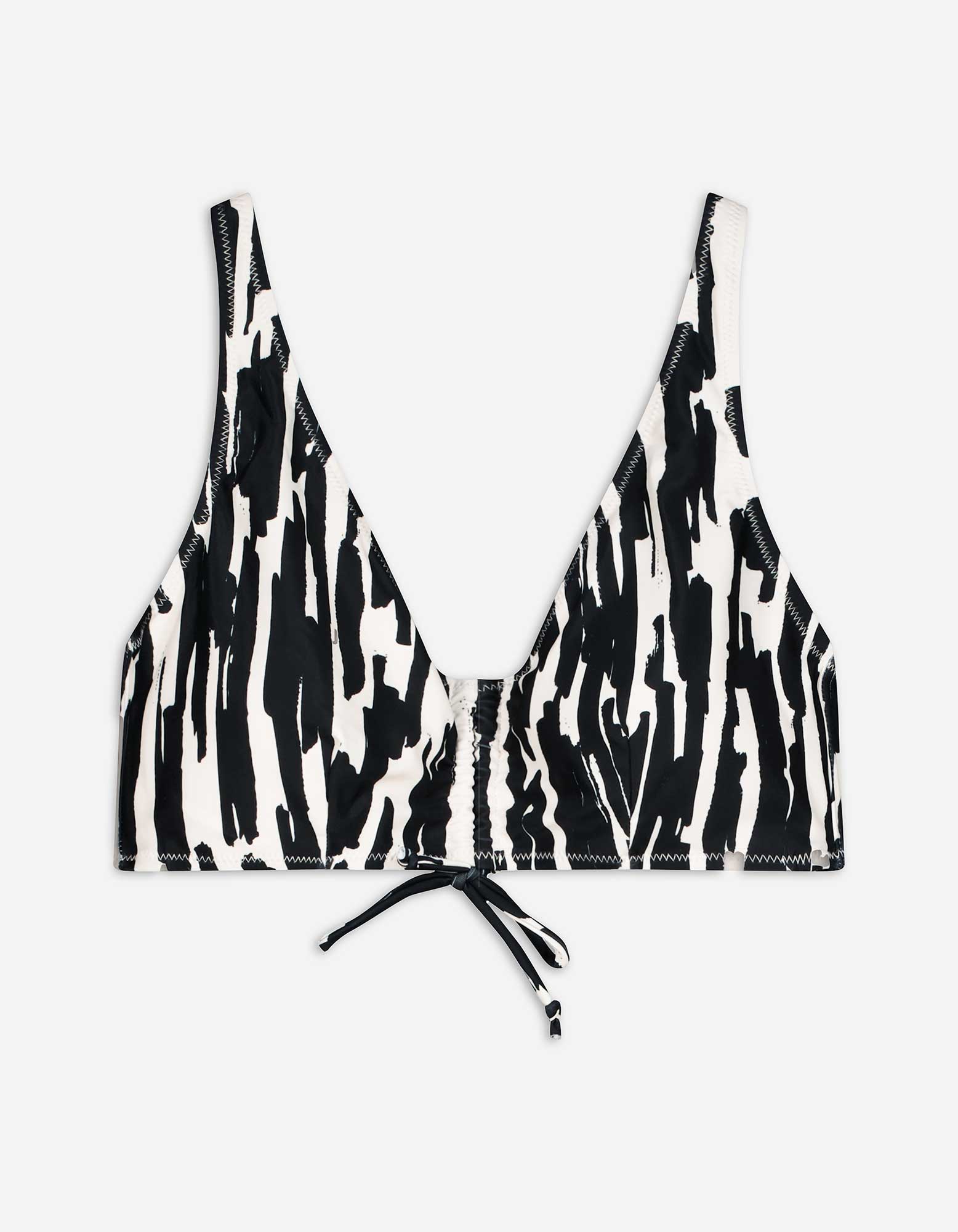 Damen Bikinitop - Recycled Polyester, Takko, schwarz XL