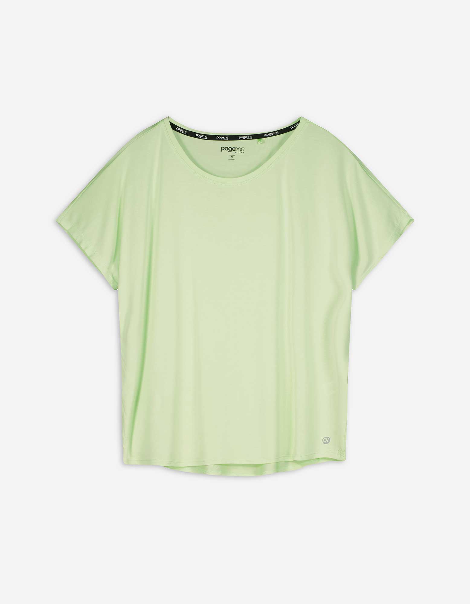 Damen T-Shirt - Modal-Anteil, Takko, hellgrün XS