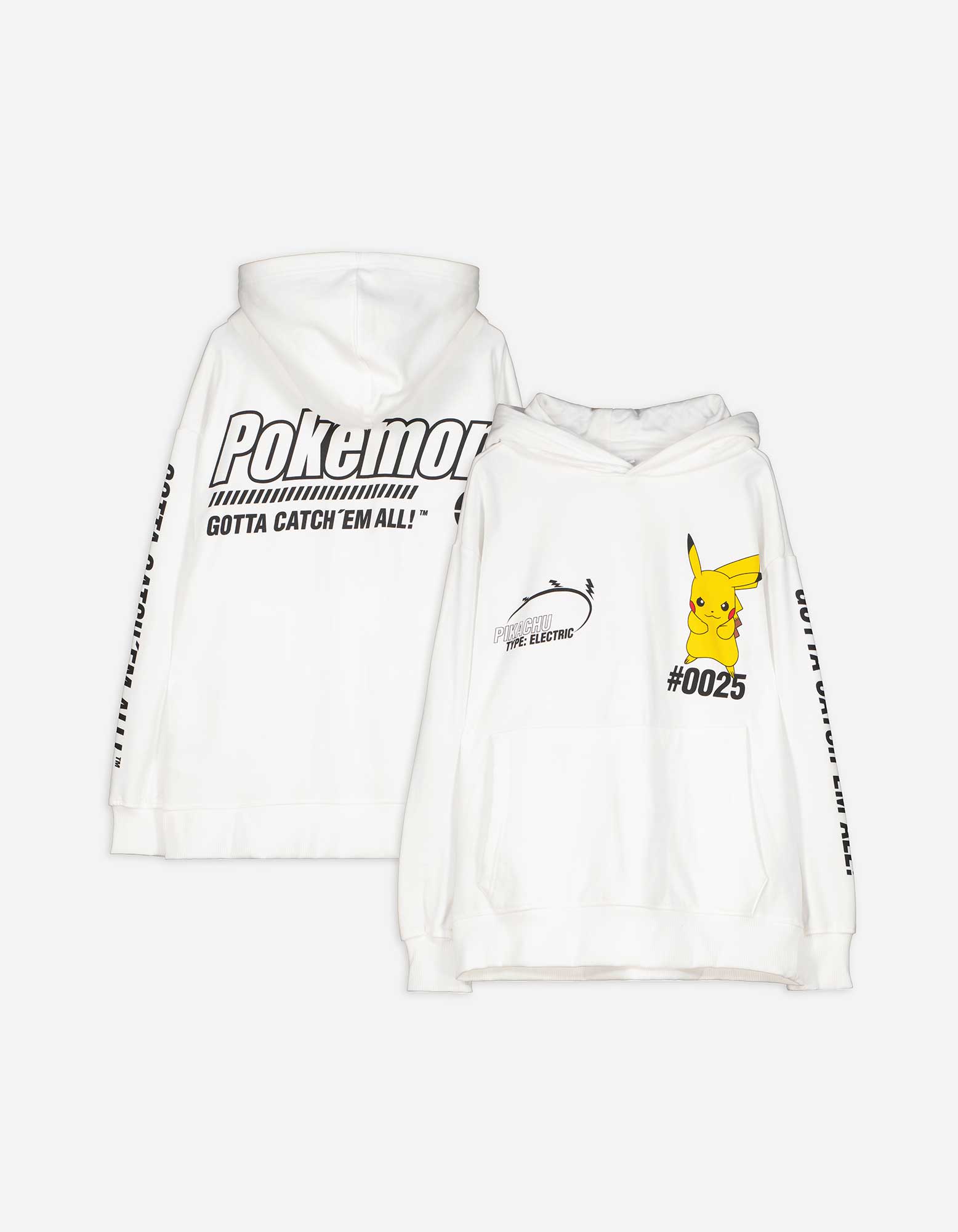 Kinder Hoodie - Pokémon - weiß, Takko, weiß