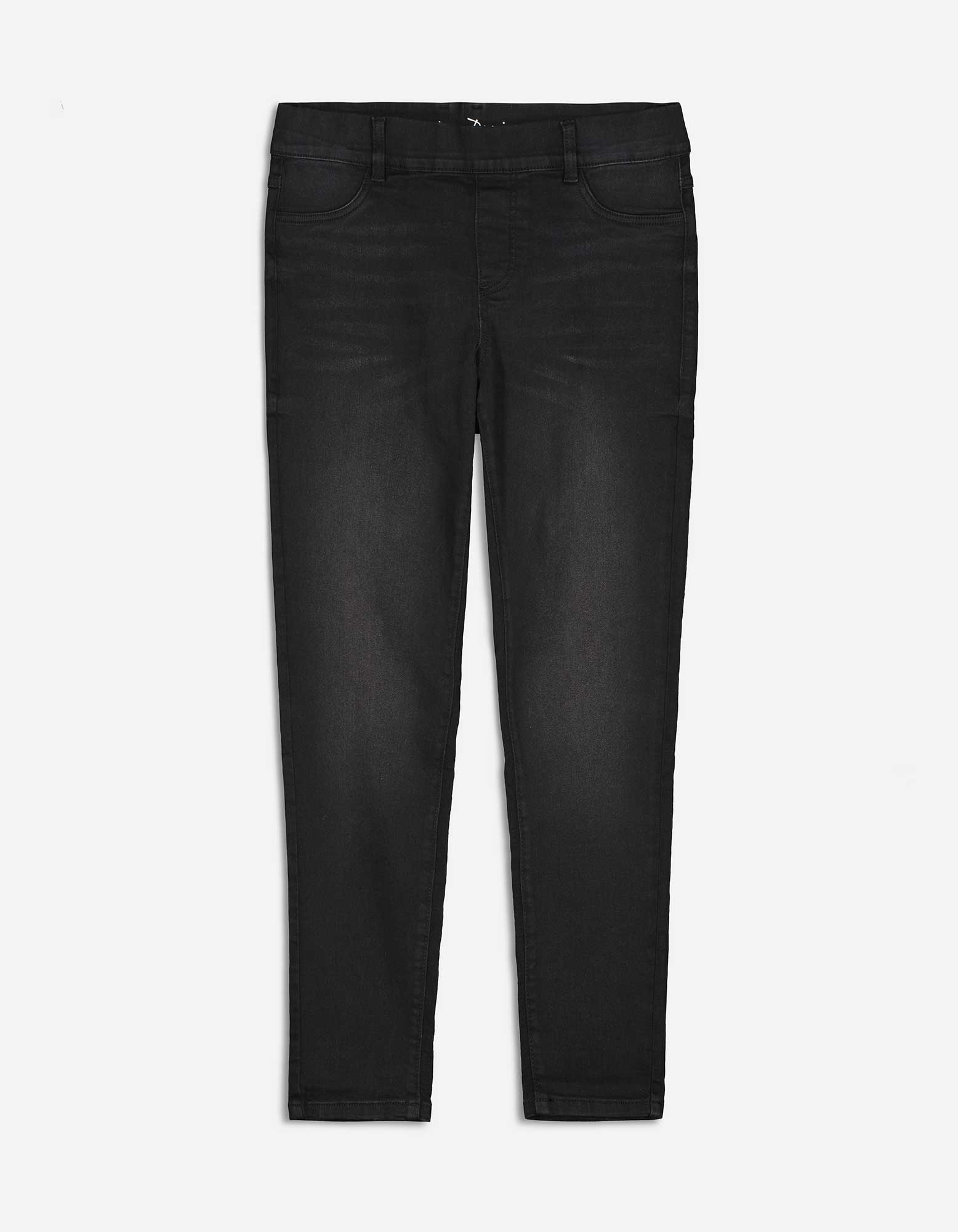 Damen Jeggings - Gürtelschlaufen, Takko, schwarz,