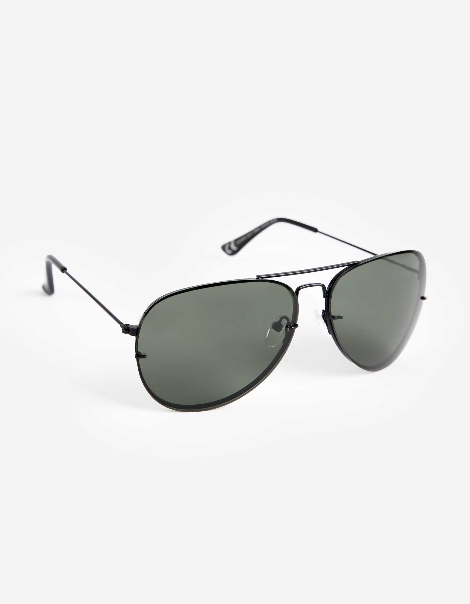 Herren Sonnenbrille - Pilotenform, Takko, schwarz onesize