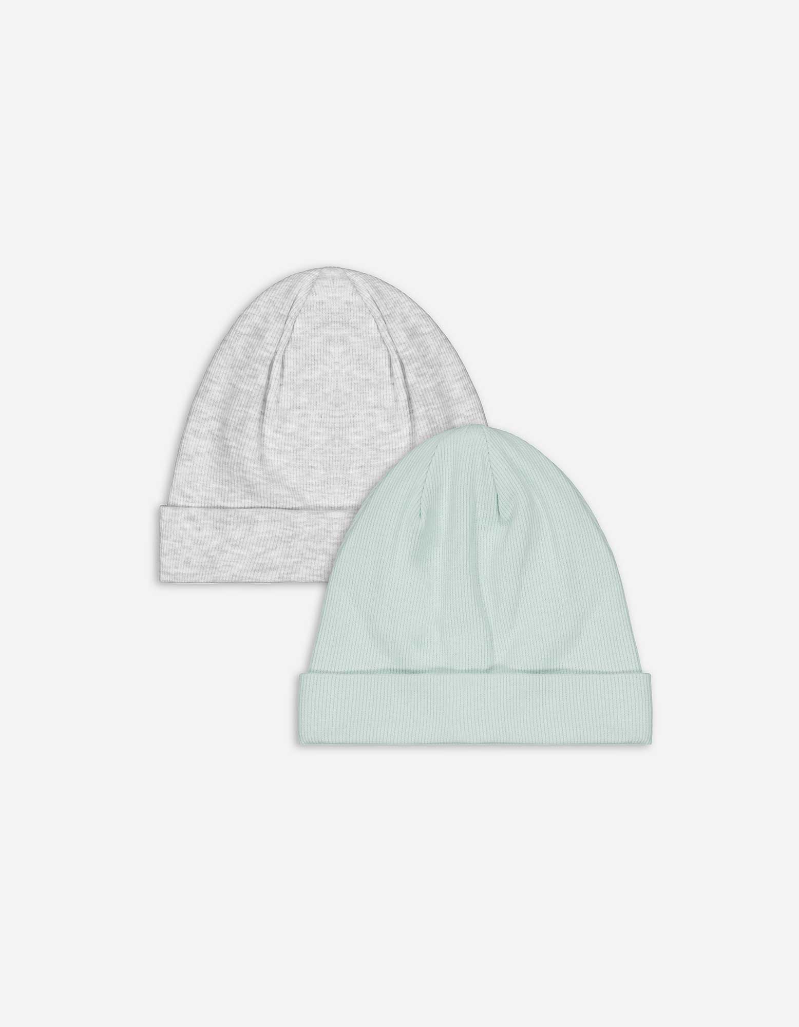 Baby Beanie - 2er-Pack, Takko, türkis