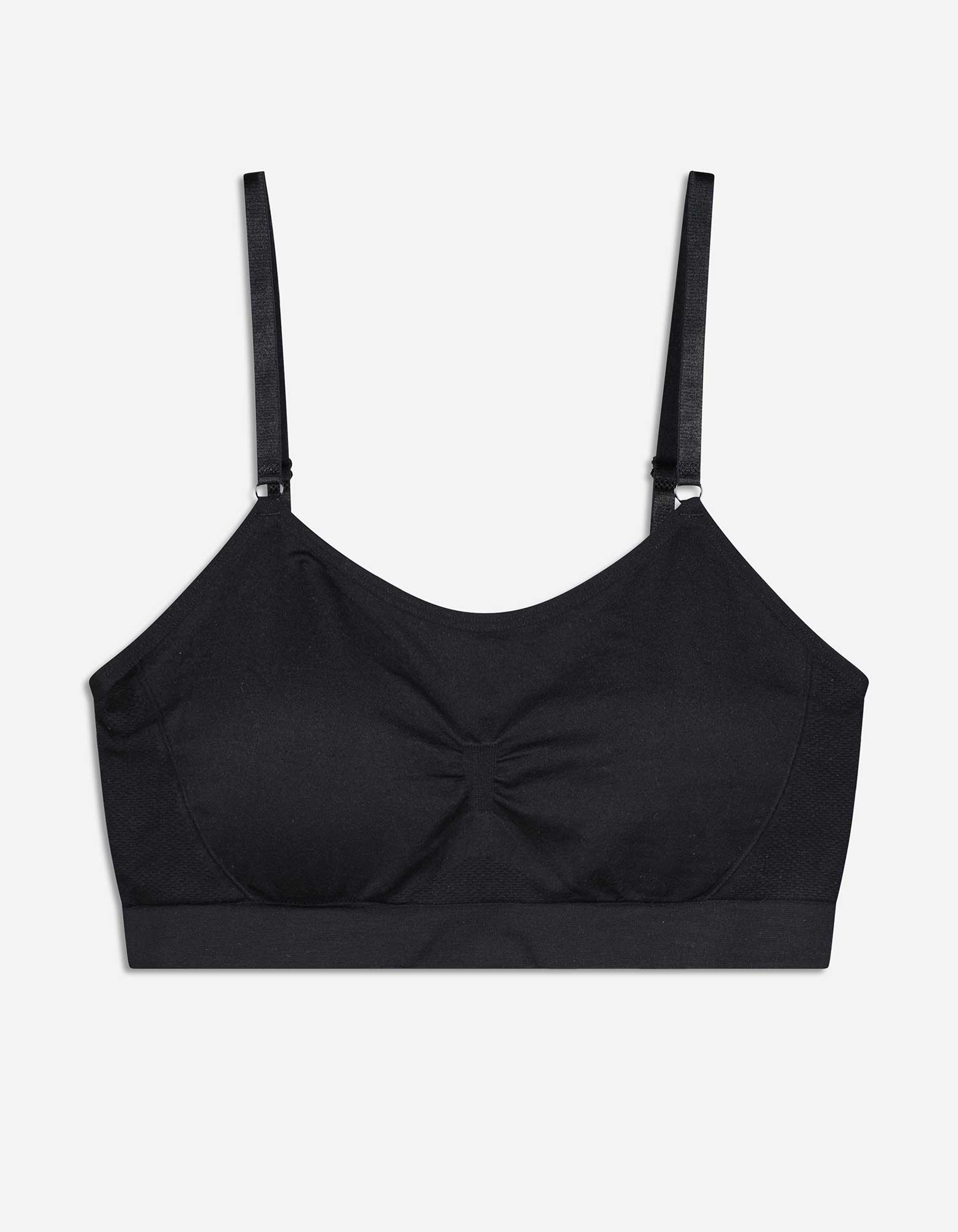 Damen Bustier - überwiegend nahtlos, Takko, schwarz XL