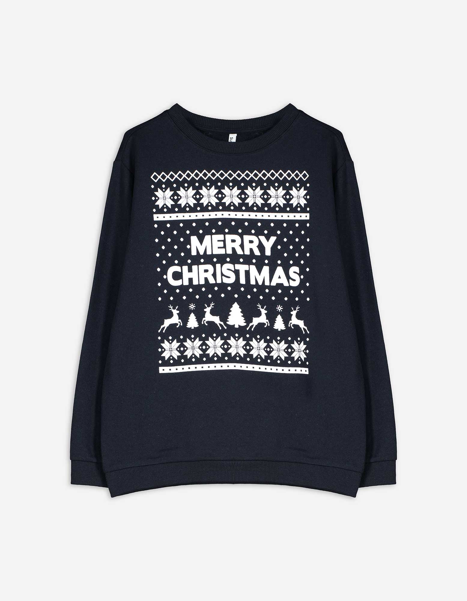 Kinder Sweatshirt - Christmas - dunkelblau, Takko, dunkelblau