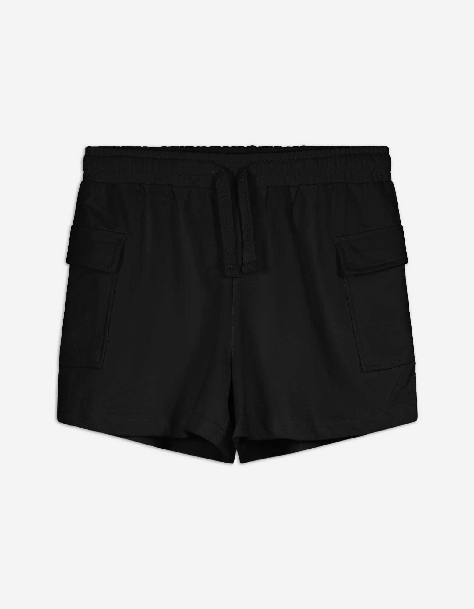 Kinder Shorts - Aufgesetze Taschen, Takko, schwarz