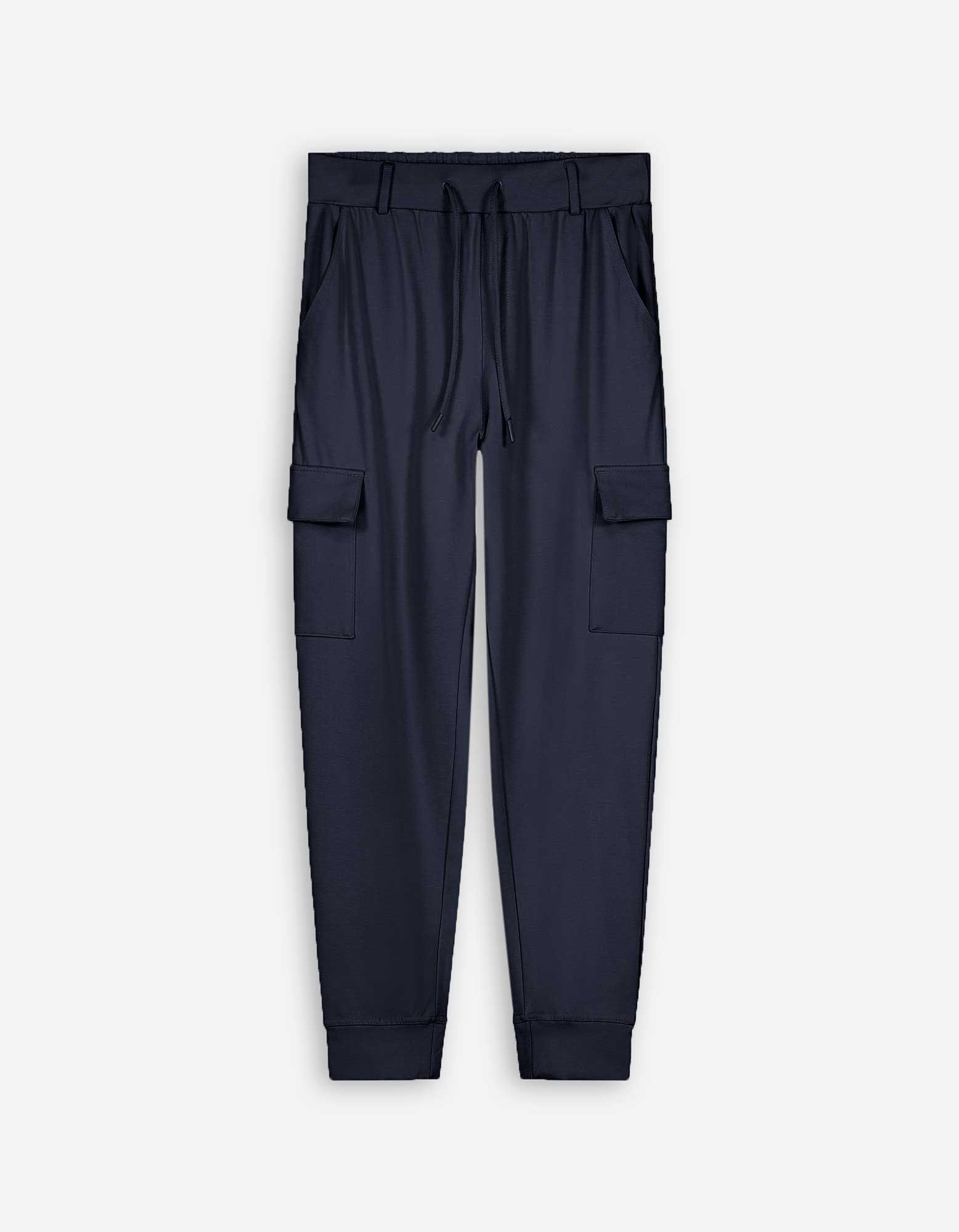 Damen Jogpants - Aufgesetze Taschen - dunkelblau, Takko, dunkelblau S