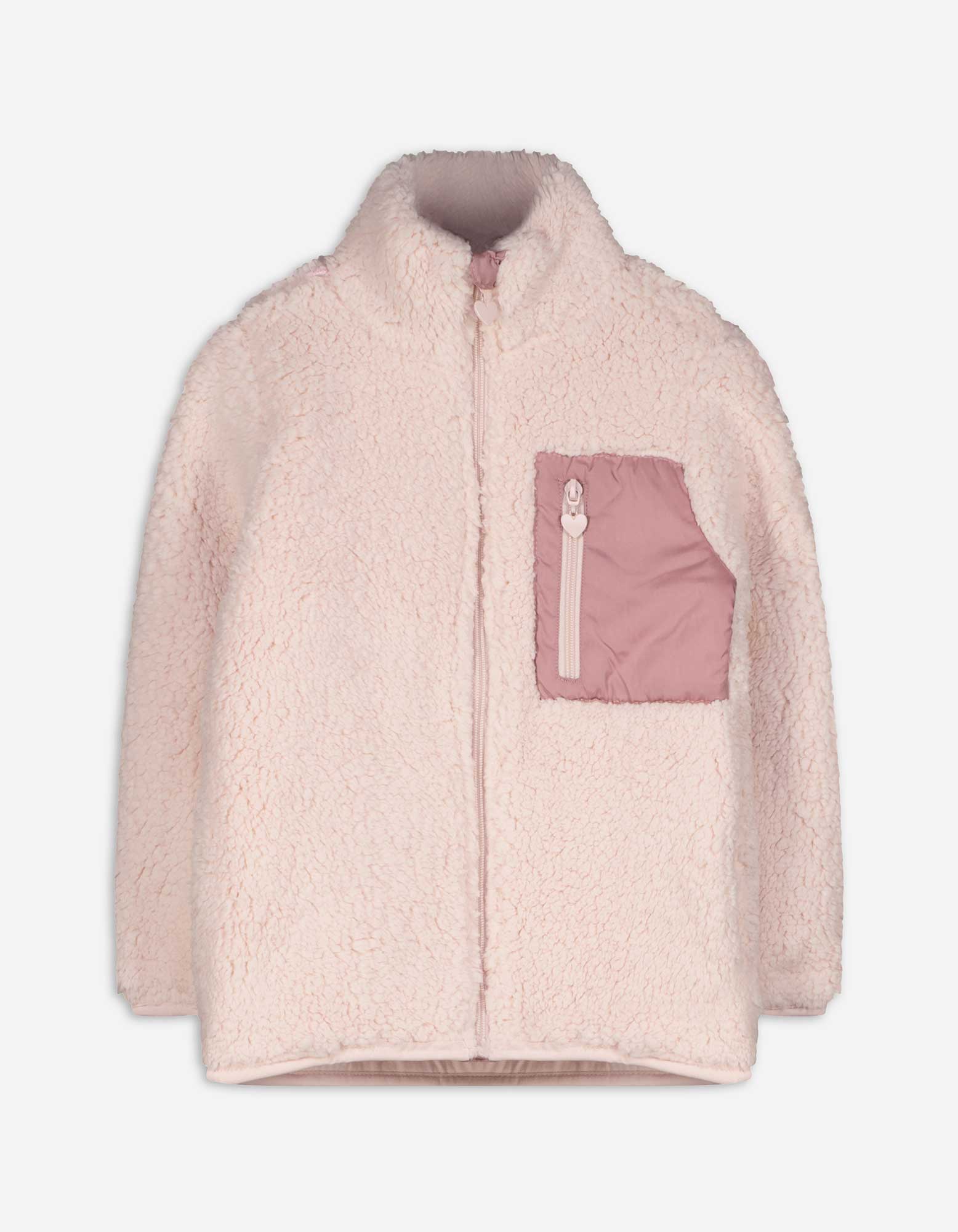 Kinder Sweatjacke - Plüsch, Takko, rosa