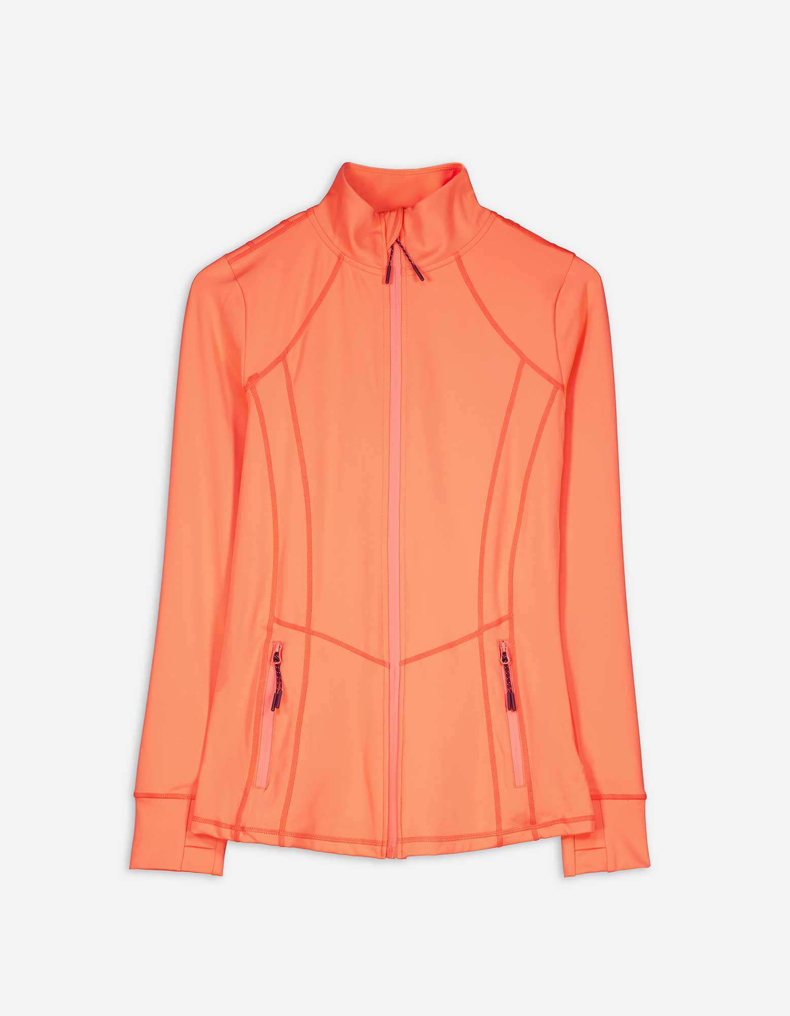 Damen Sportjacke - Soft-Touch, Takko, orange XS