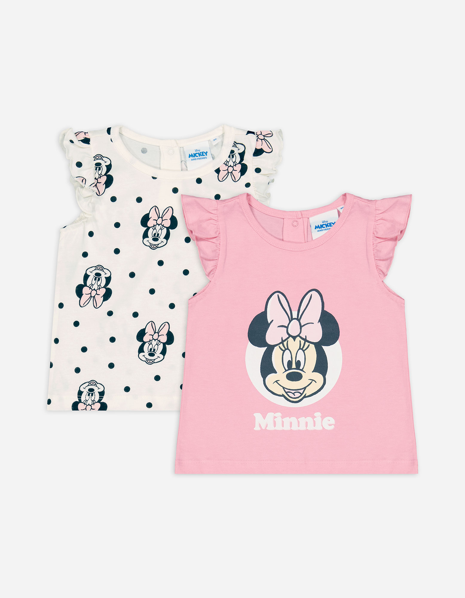 Baby Shirt - 2er-Pack, Takko, pink