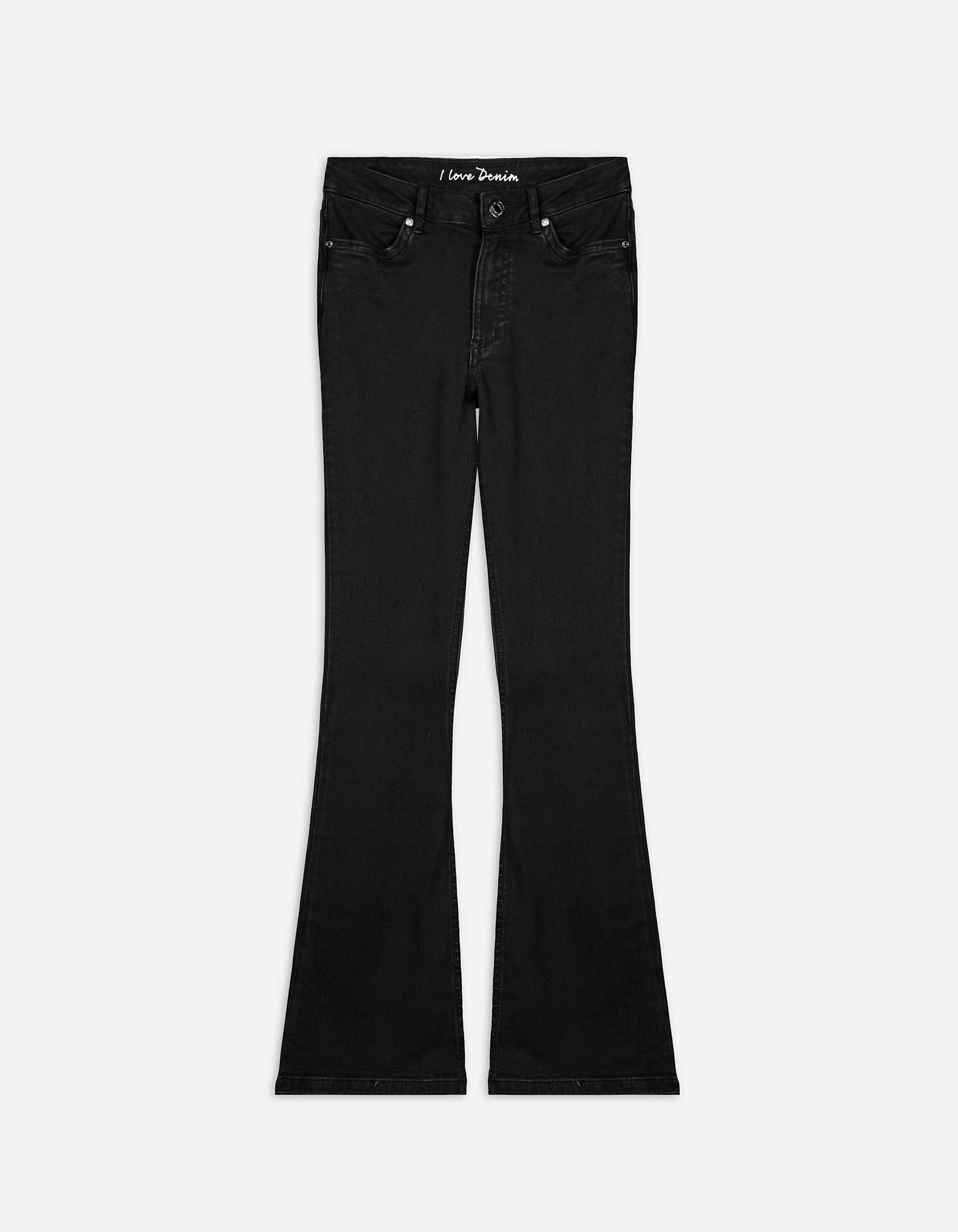 Damen Jeans - Bootcut Fit - schwarz, Takko, schwarz 44