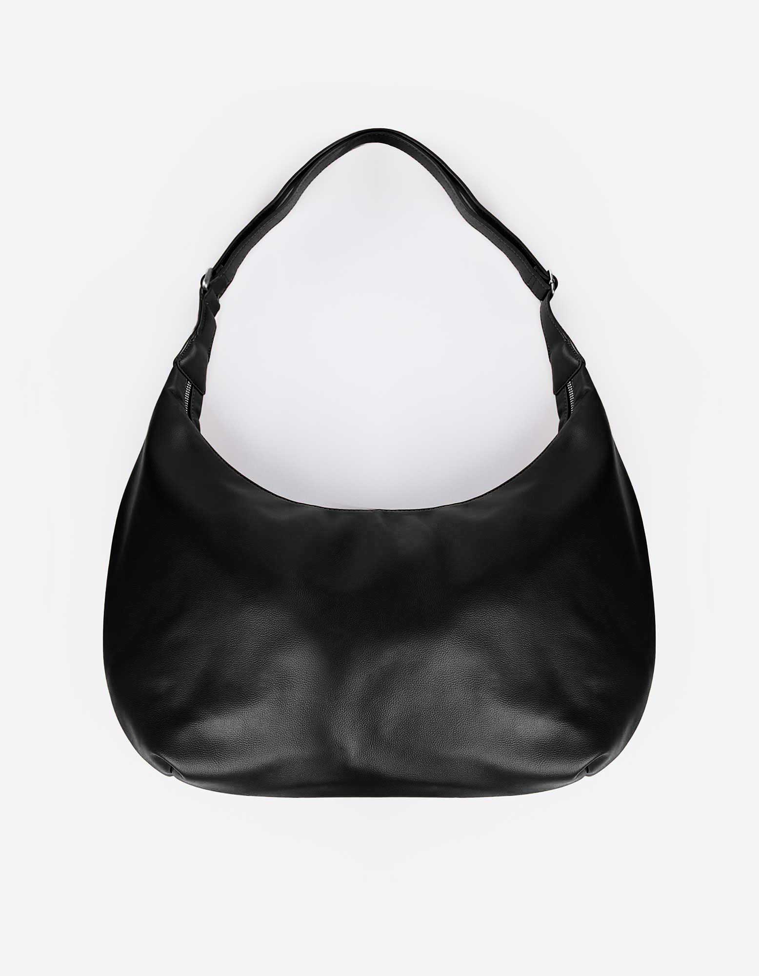 Damen Handtasche - Kunstleder - schwarz, Takko, schwarz onesize