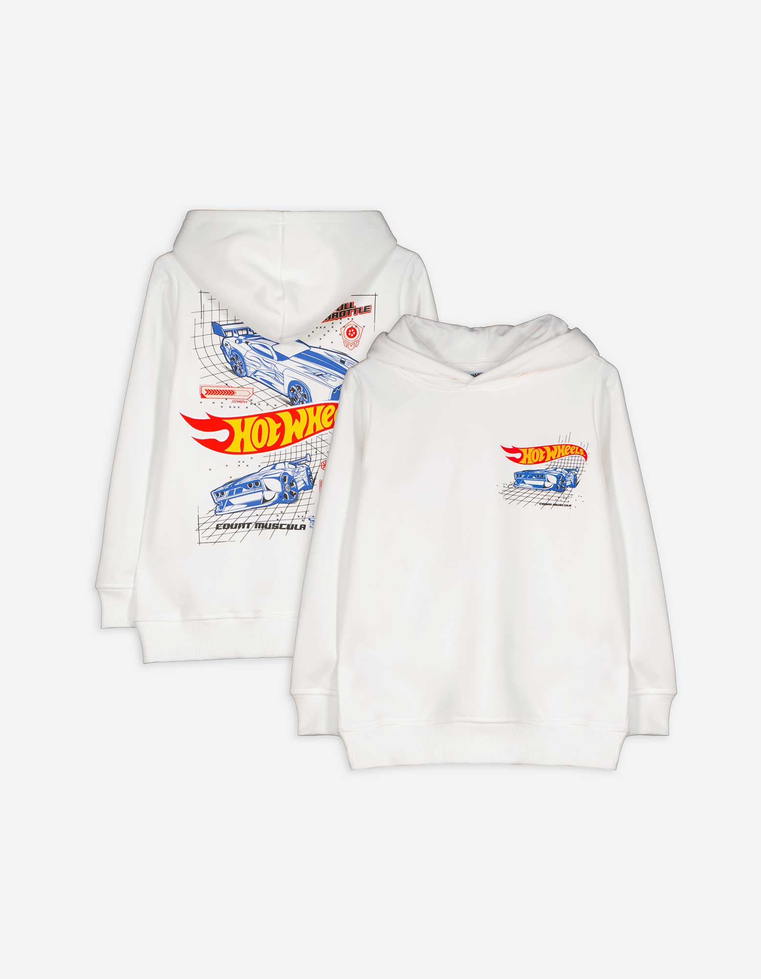 Kinder Sweatshirt - Hot Wheels - weiß, Takko, weiß