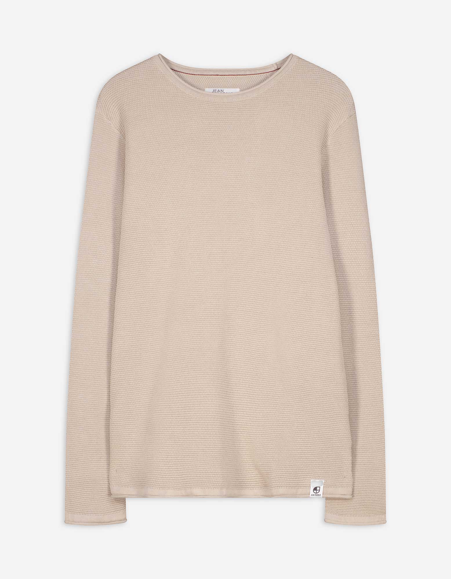 Herren Pullover - Gerollte Abschlüsse, Takko, beige M