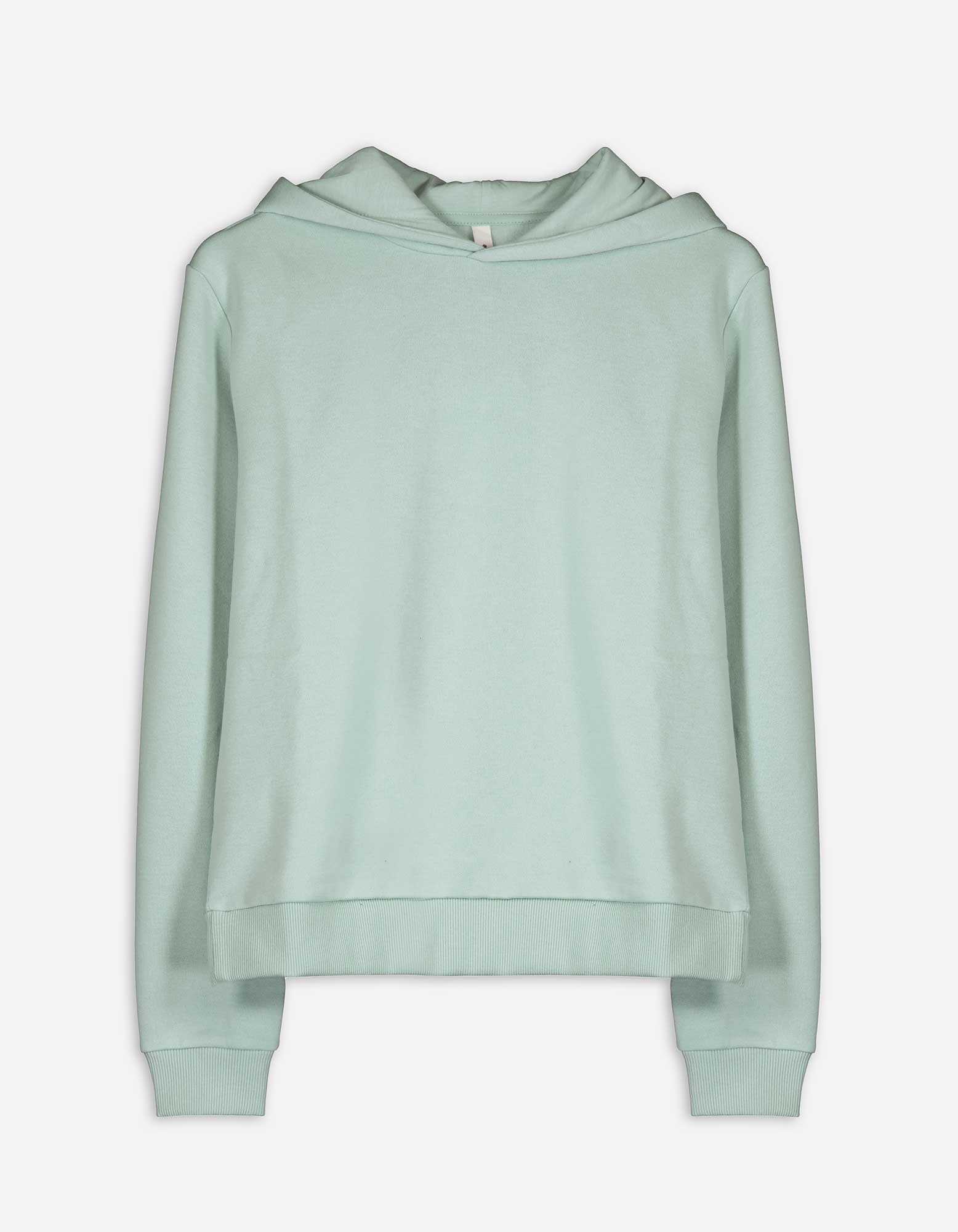 Damen Hoodie - Rippbündchen, Takko, grün M