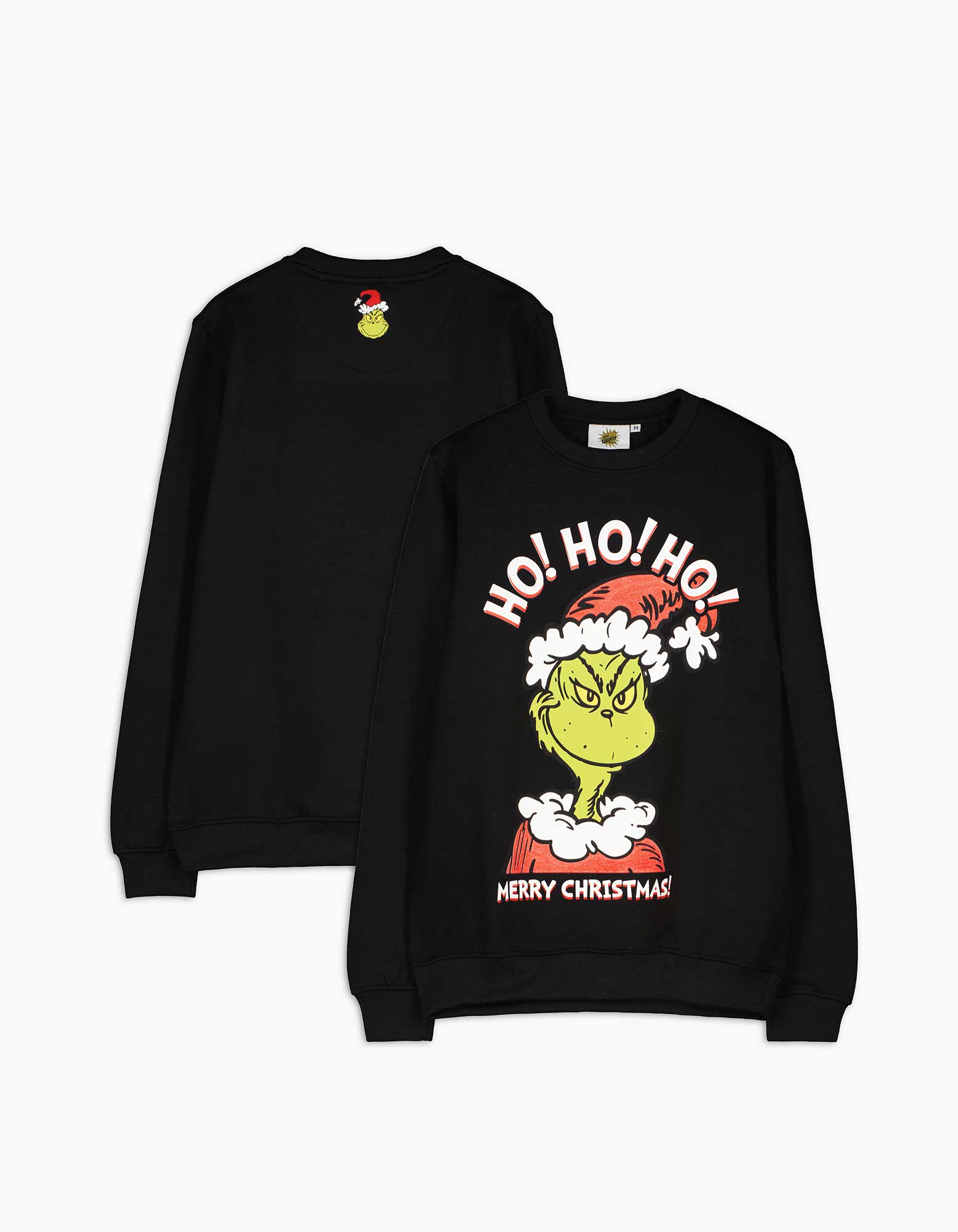 Herren Sweatshirt - Grinch - schwarz, Takko, schwarz M