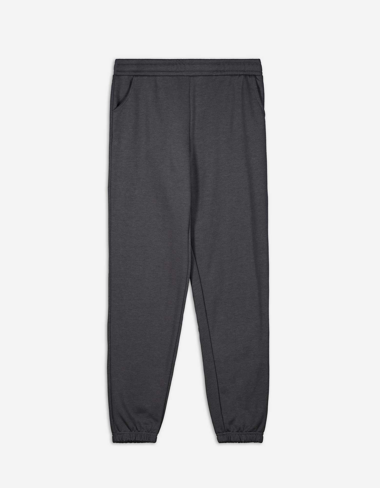 Damen Jogginghose - Regular Waist - dunkelgrau, Takko, dunkelgrau L