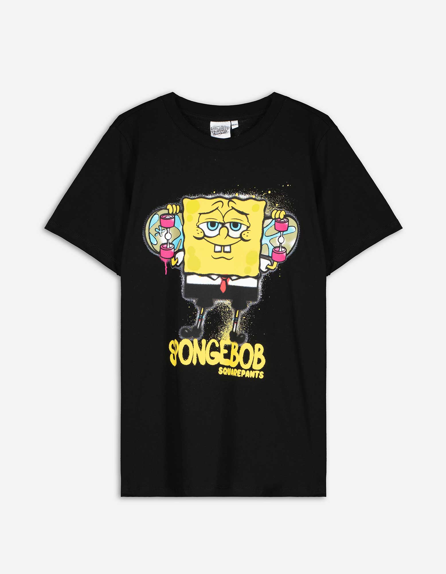 Kinder T-Shirt - SpongeBob, Takko, schwarz