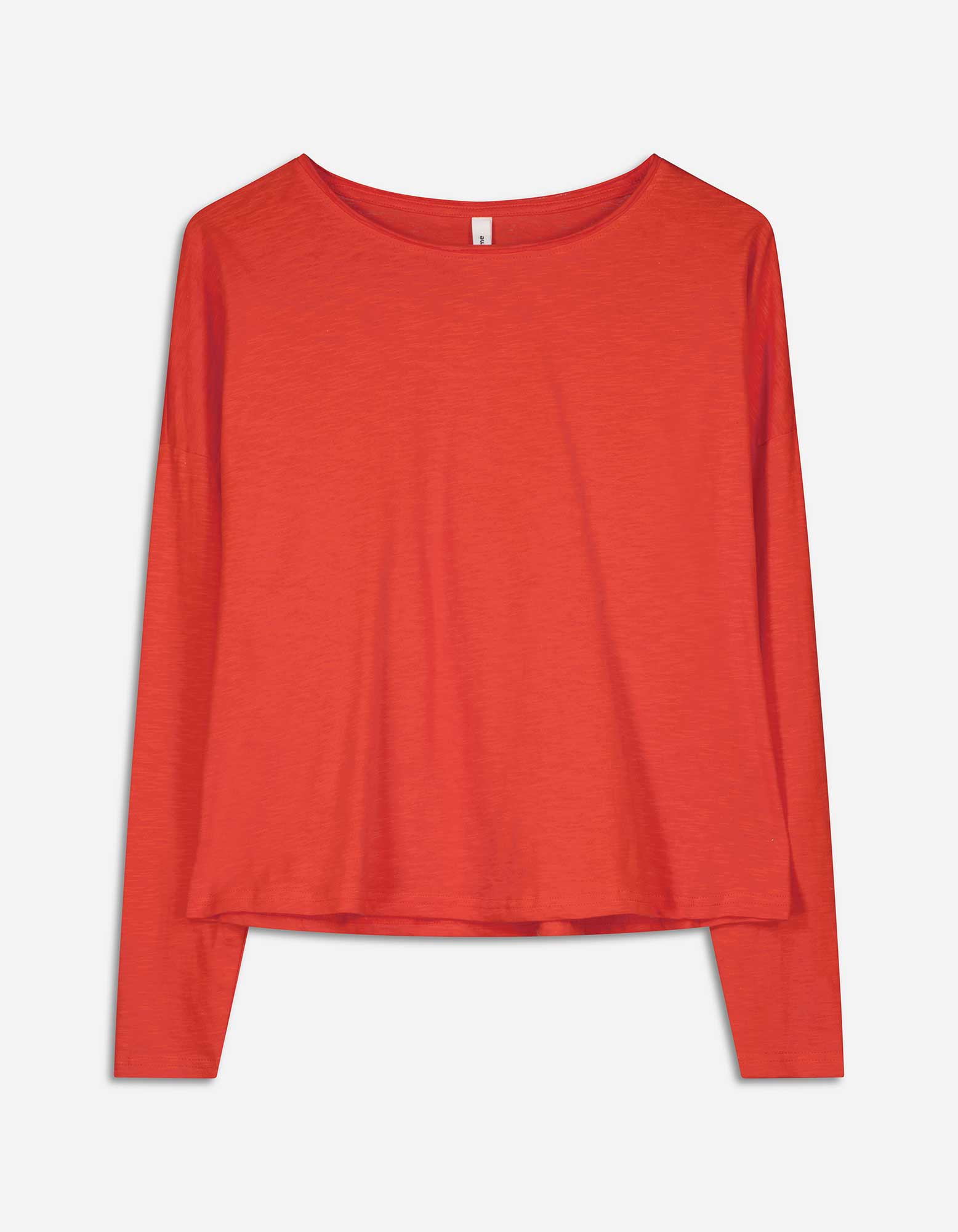 Damen Langarmshirt - Baumwolle, Takko, rot XS