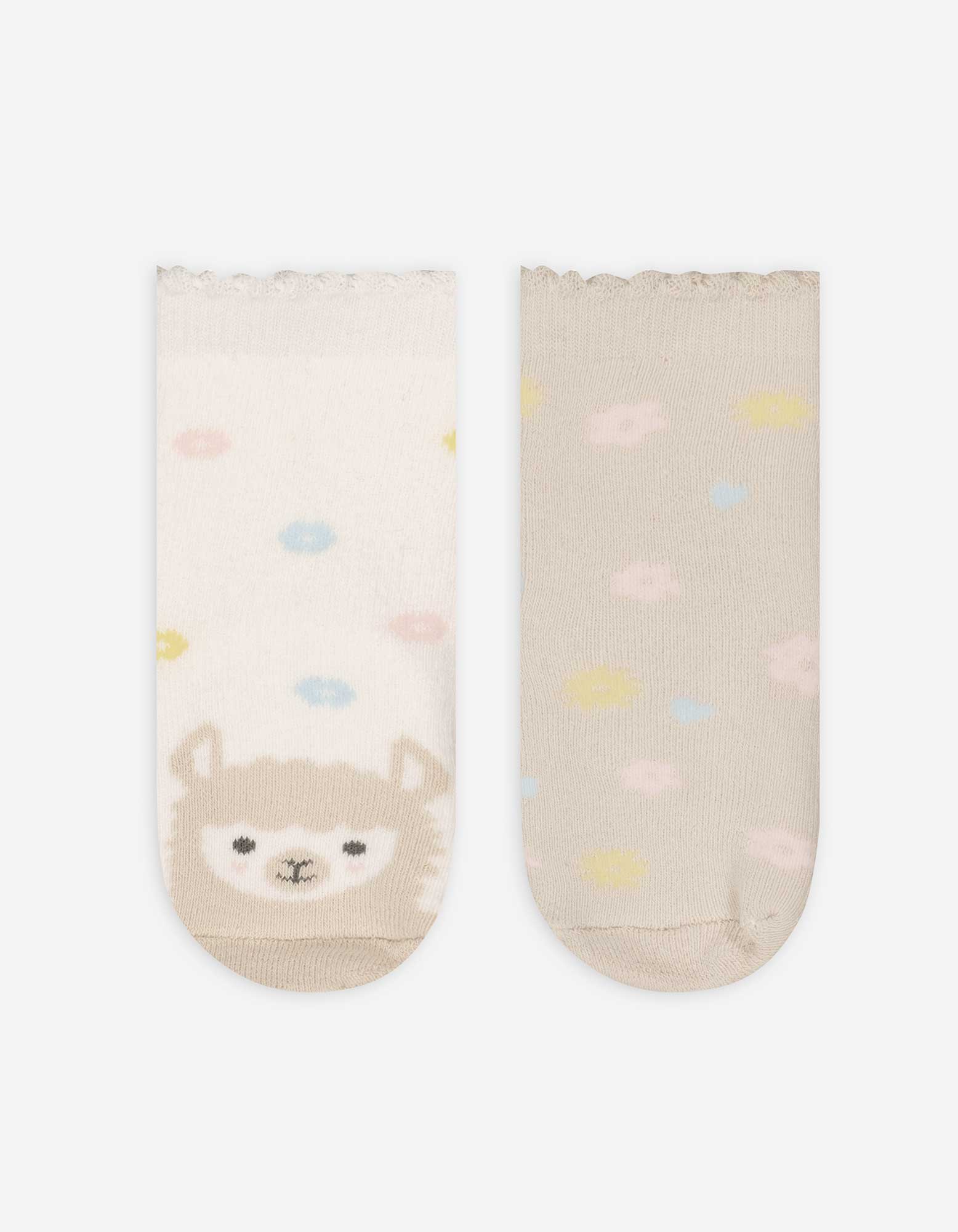 Baby Socken - Rutschfeste Sohle, Takko, weiß