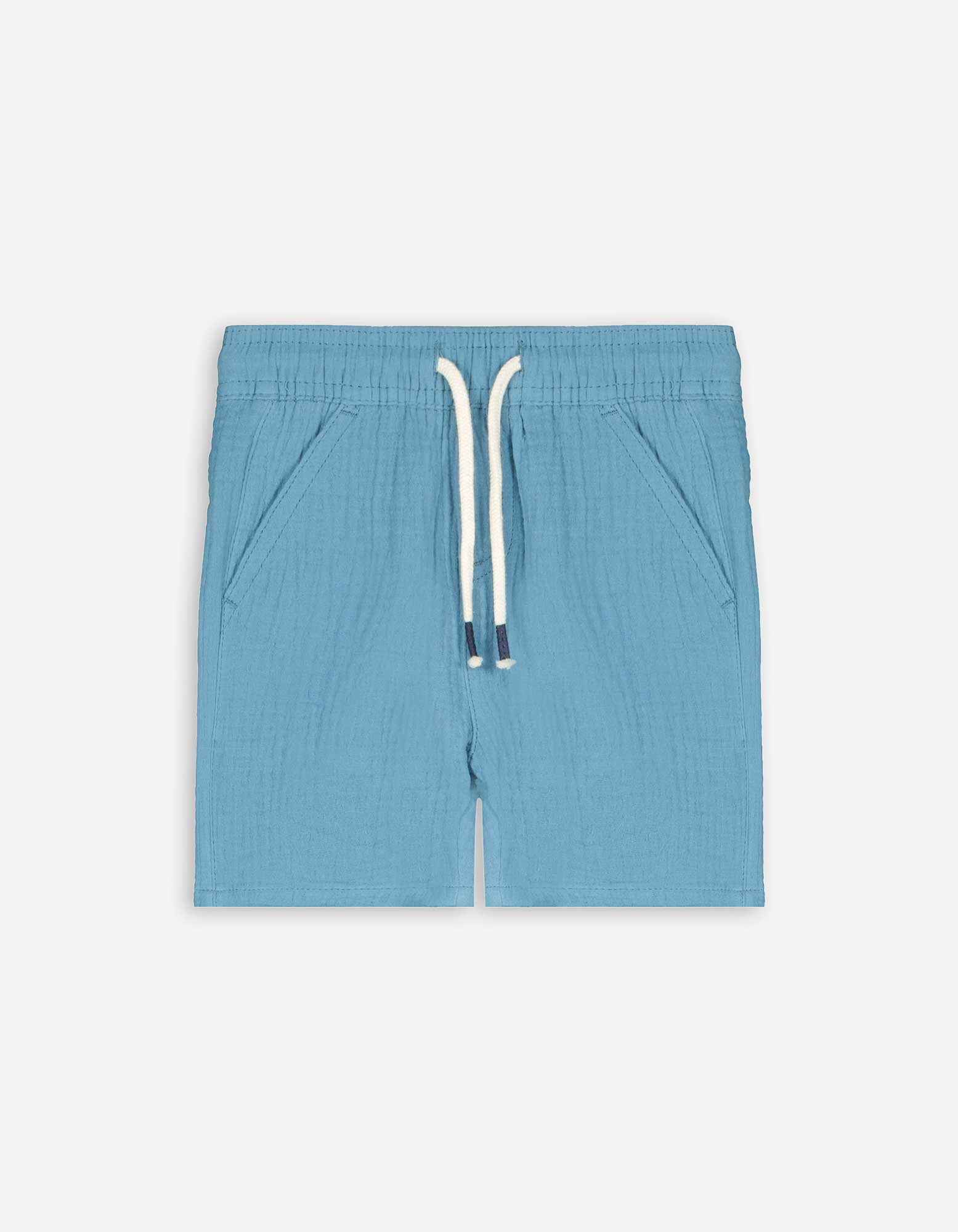 Kinder Bermuda-Shorts - Musselin, Takko, hellblau