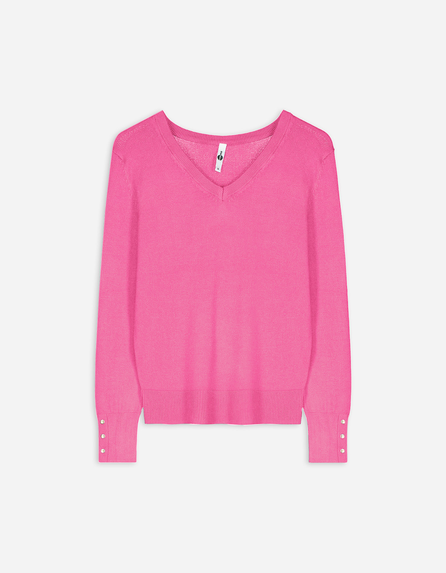 Damen Langarmshirt - LENZING™ ECOVERO™ - pink, Takko, pink S