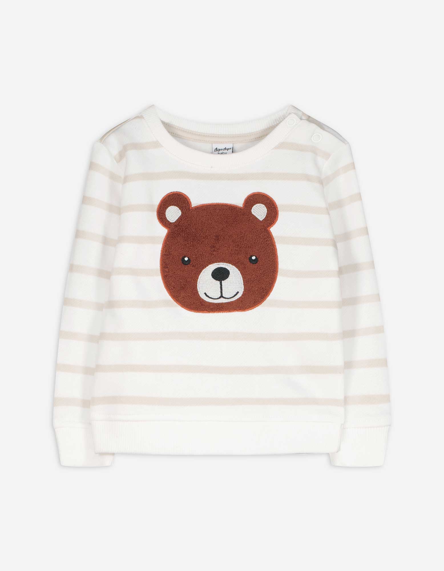 Baby Sweatshirt - Stickereien - weiß, Takko, weiß