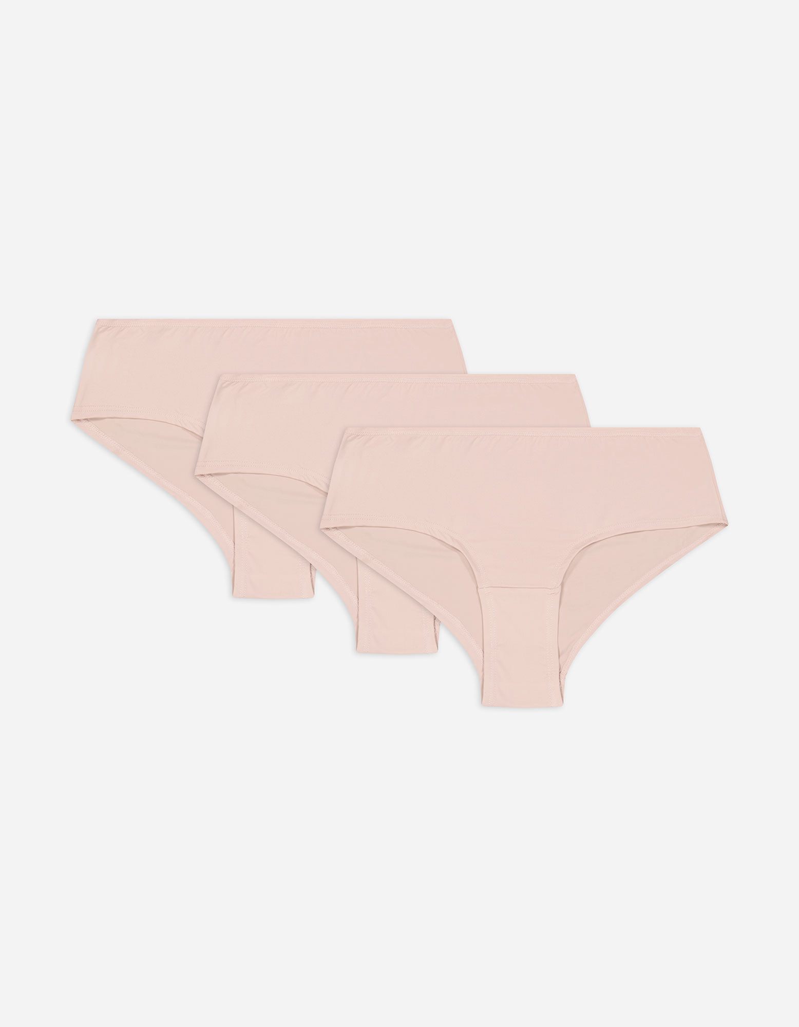 Damen Panty - 3er-Pack, Takko, rosa XL