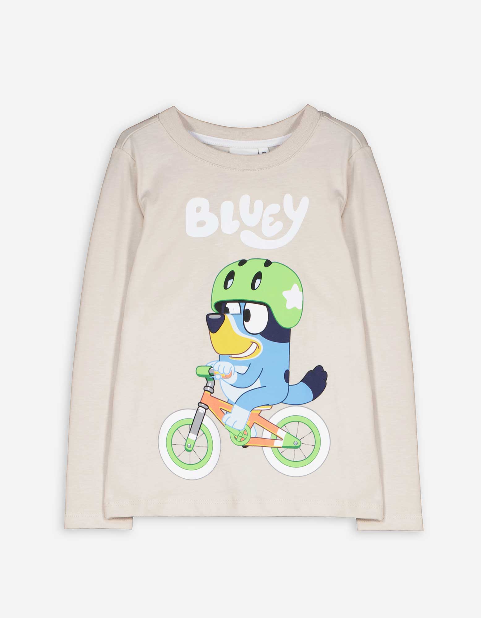 Kinder Langarmshirt - Bluey, Takko, beige