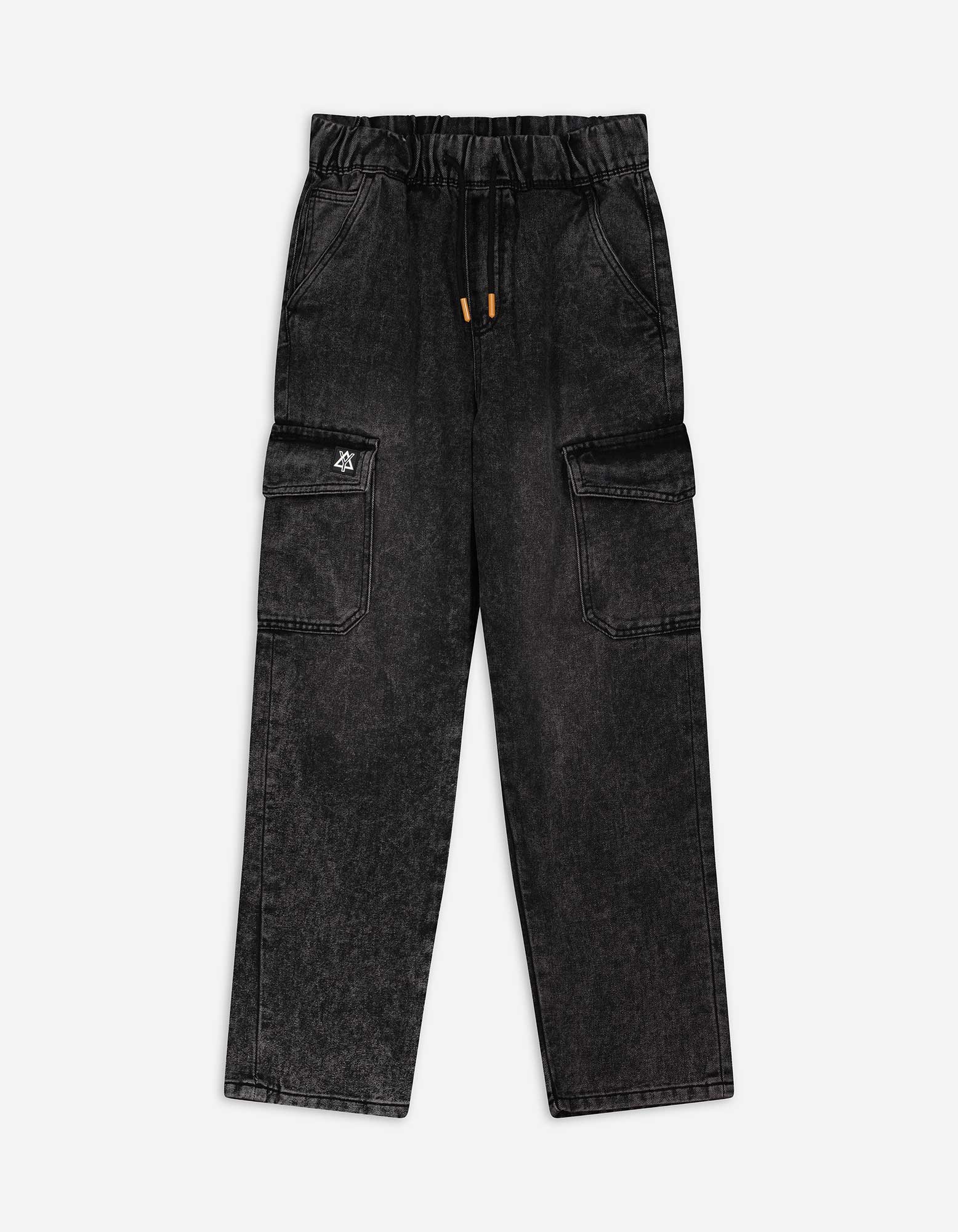 Kinder Cargohose - Denim - schwarz, Takko, schwarz