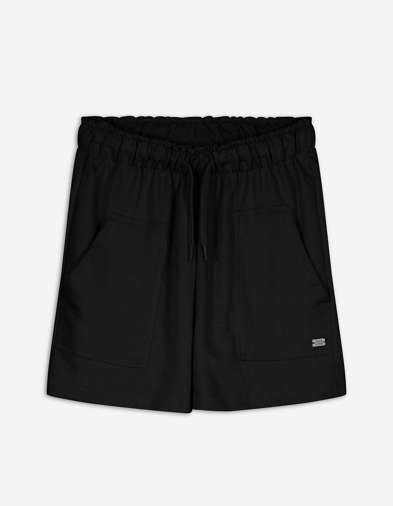 Kinder Shorts - Aufgesetze Taschen, Takko, schwarz