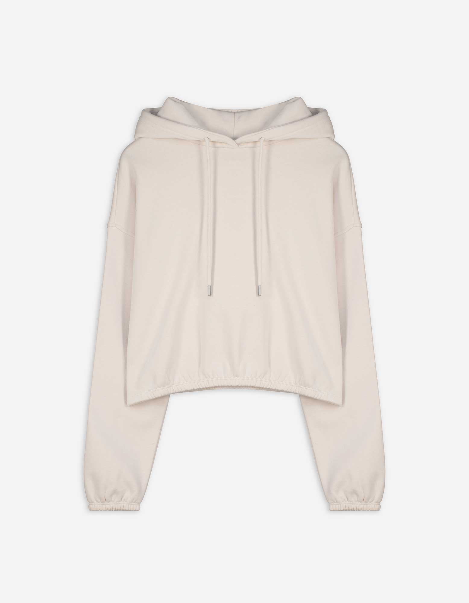 Damen Hoodie - Kapuze mit Tunnelzug - beige, Takko, beige XS