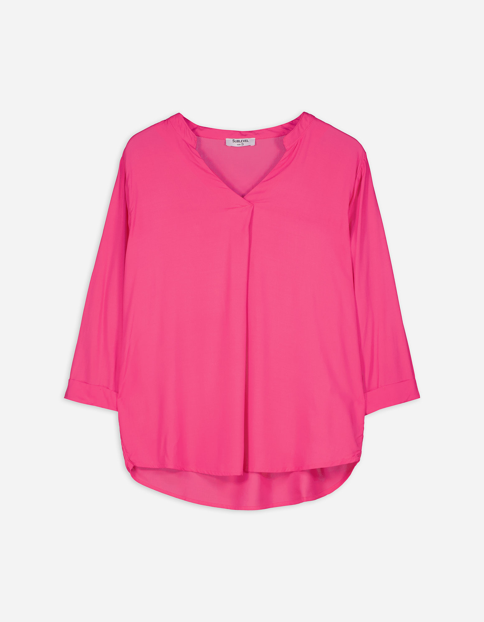 Damen Blusenshirt - LENZING™ ECOVERO™, Takko, pink S