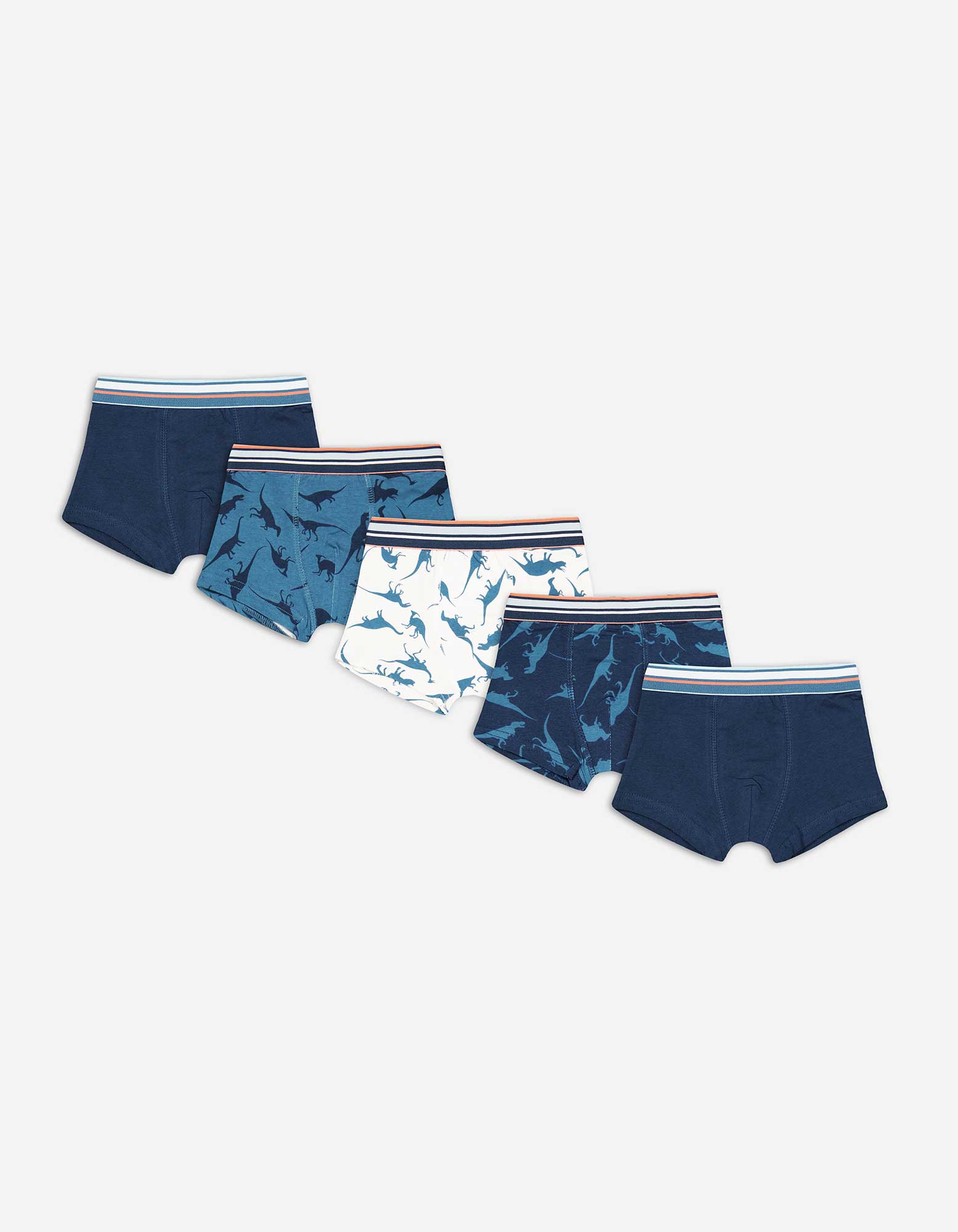 Kinder Trunks - 5er-Pack, Takko, blau