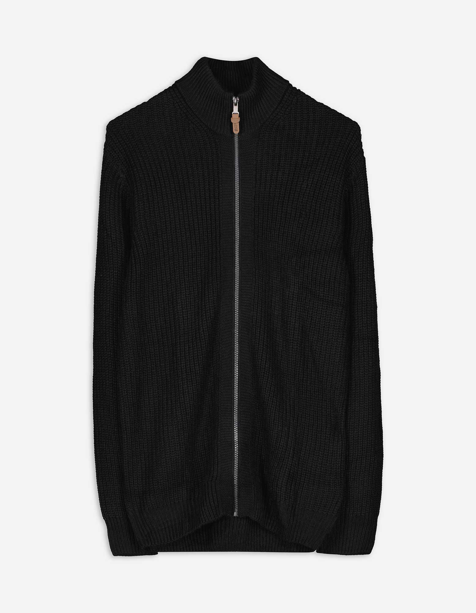 Herren Strickjacke - Stehkragen, Takko, schwarz XXL